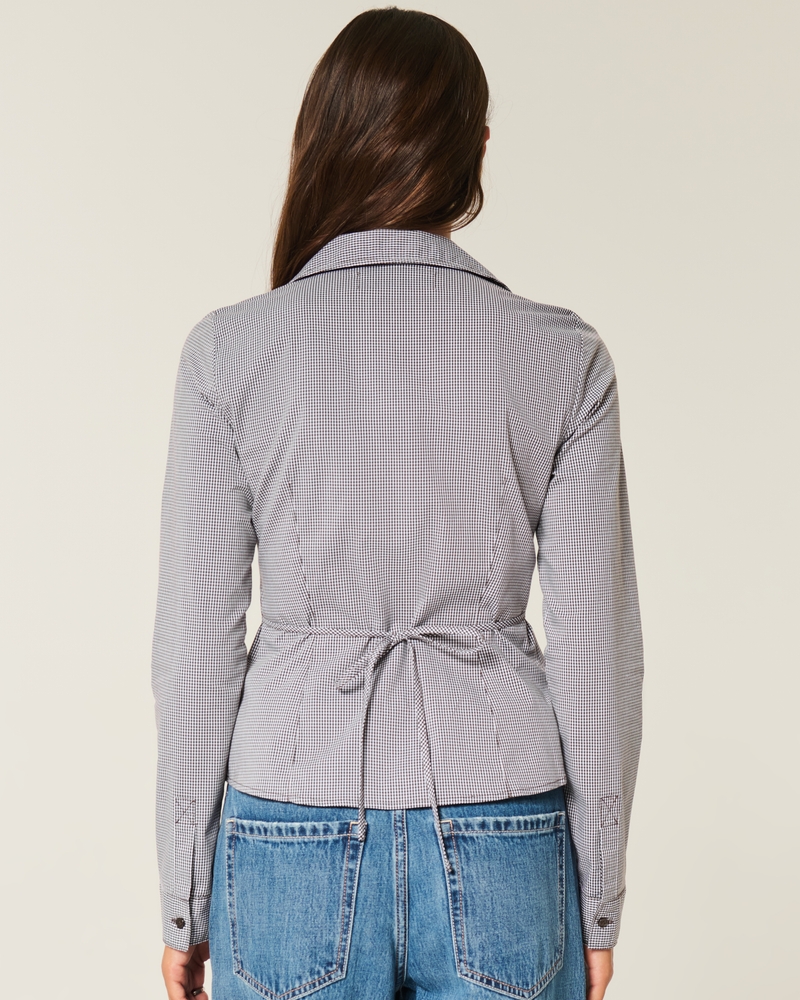 Button-Through Poplin Shirt