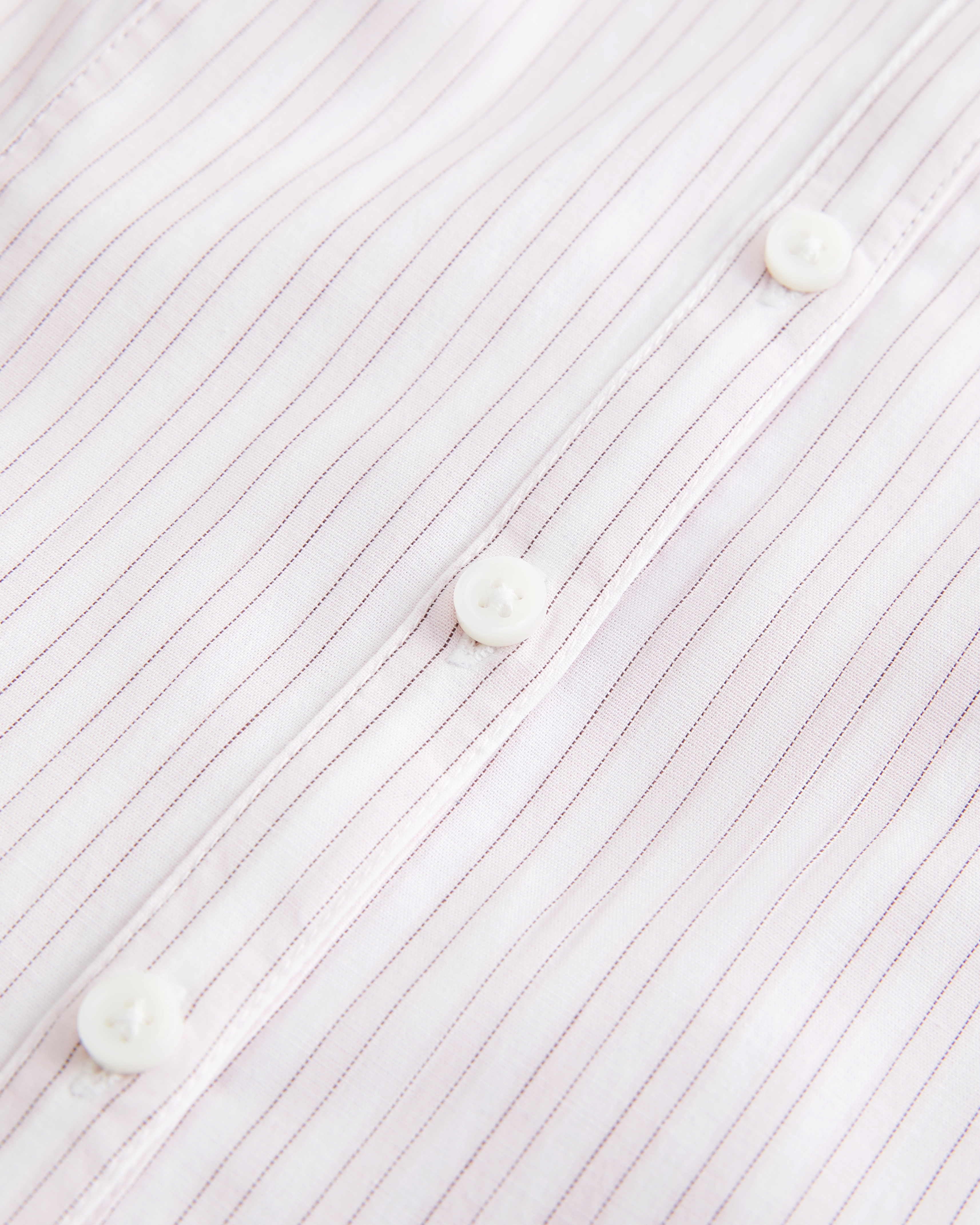 Stretch Poplin Button-Through Shirt