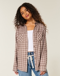 Oversized Flannel Shirt
