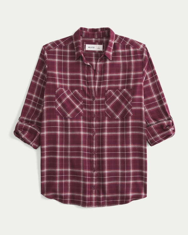 Oversized Flannel Shirt