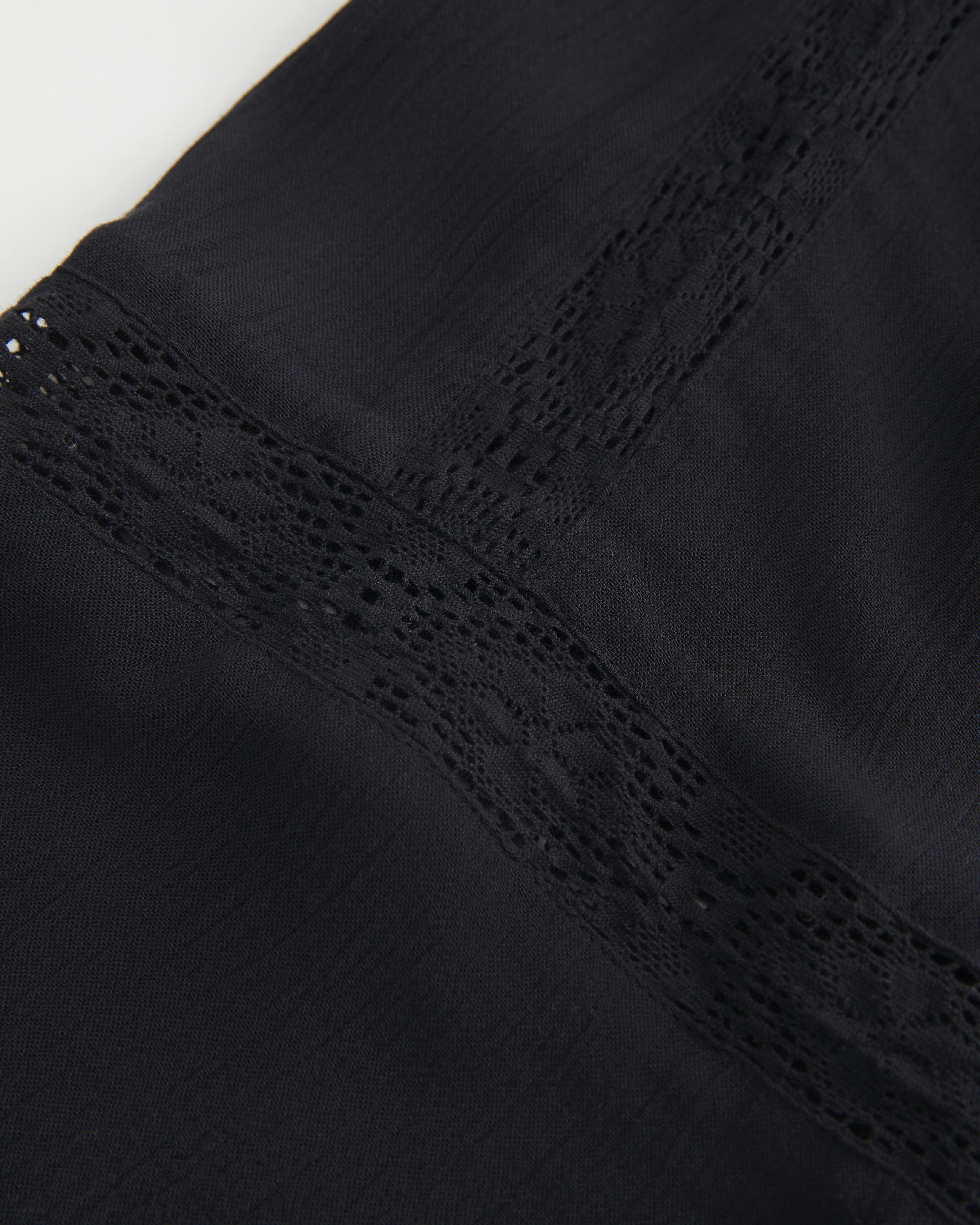 Easy Long-Sleeve Ruffle Babydoll Top