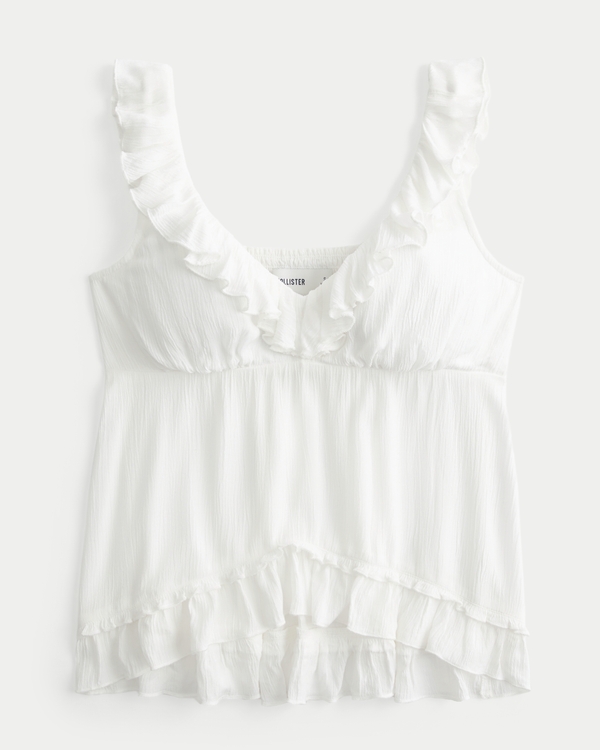 Easy Ruffle Babydoll Top