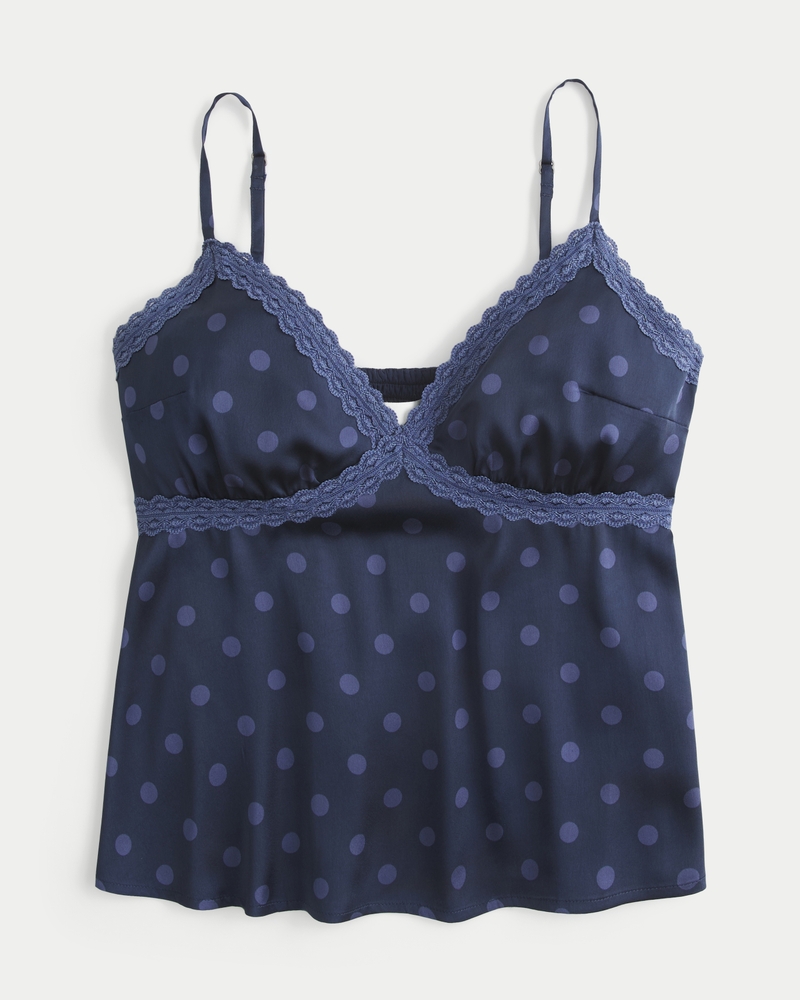 Easy Lace-Trim Satin Cami