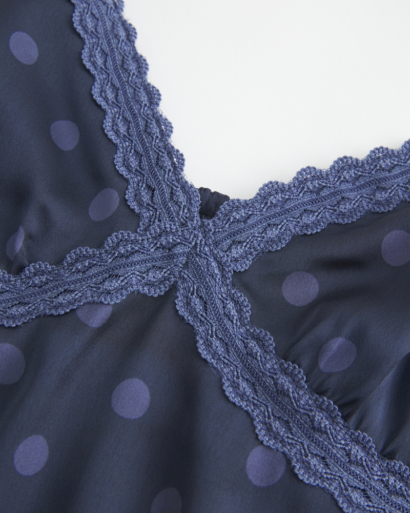 Easy Lace-Trim Satin Cami
