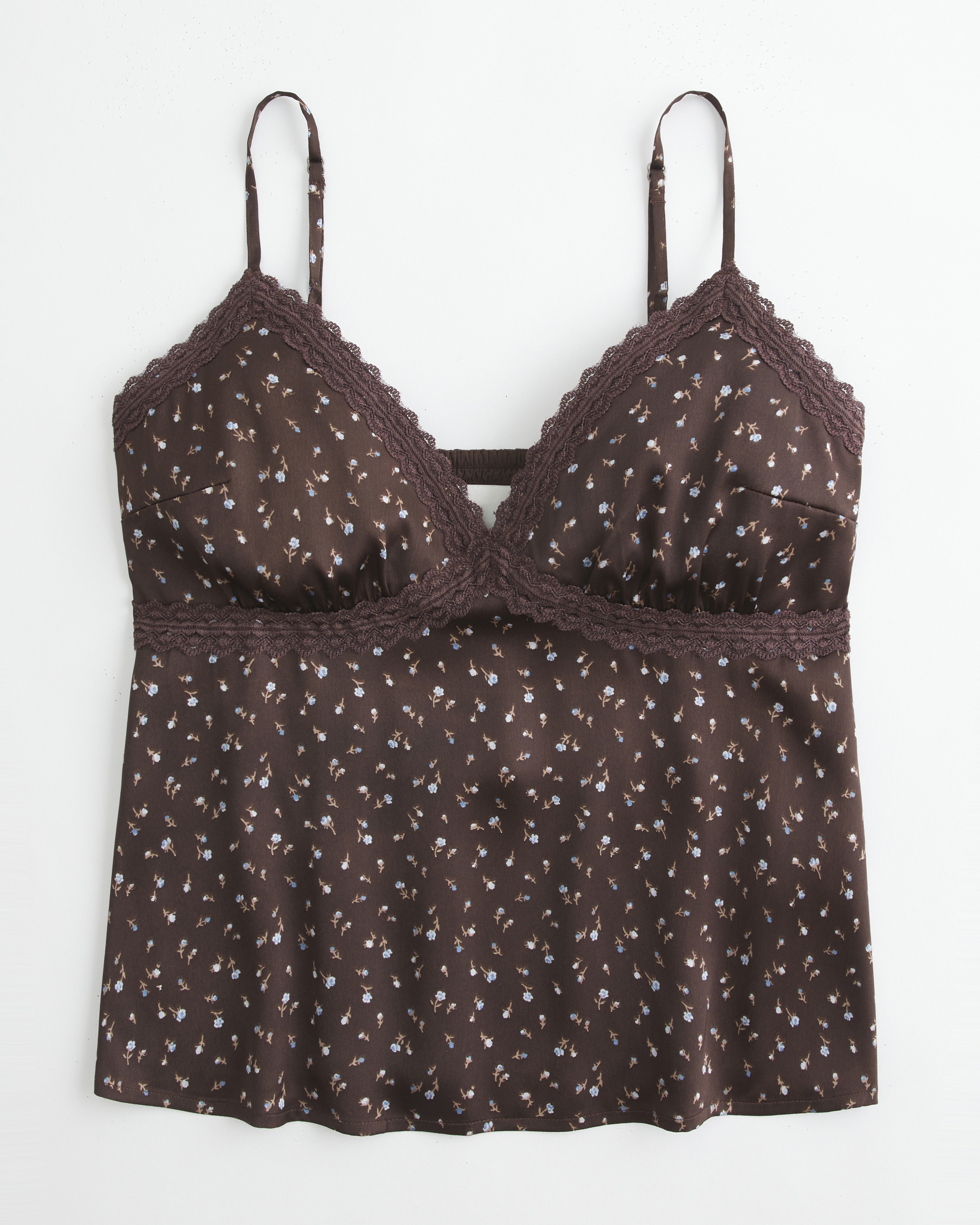 Easy Lace-Trim Satin Cami