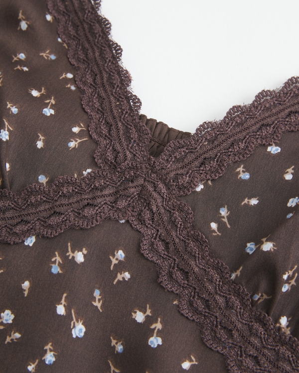 Easy Lace-Trim Satin Cami