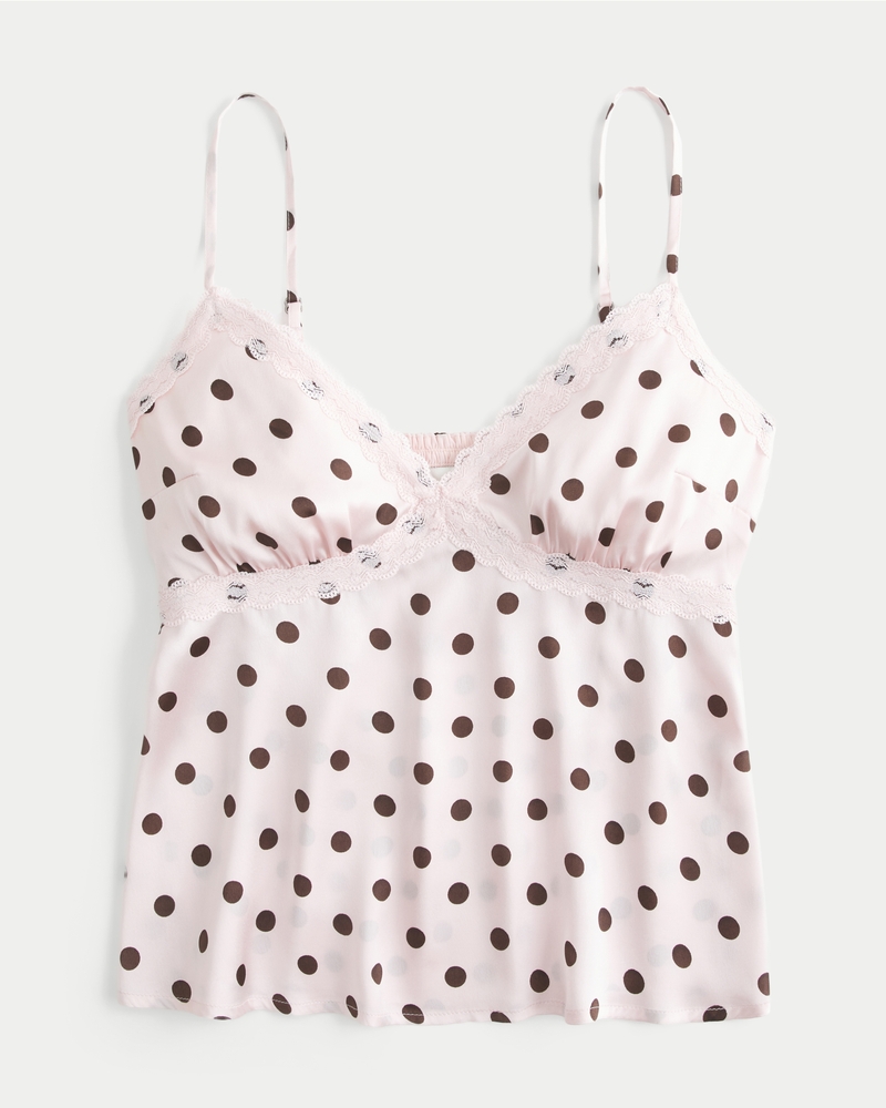 Easy Lace-Trim Satin Cami