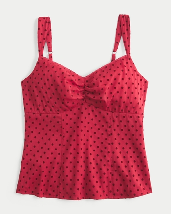 Women's Lace Trim Chiffon Tank | Women's Tops | HollisterCo.com