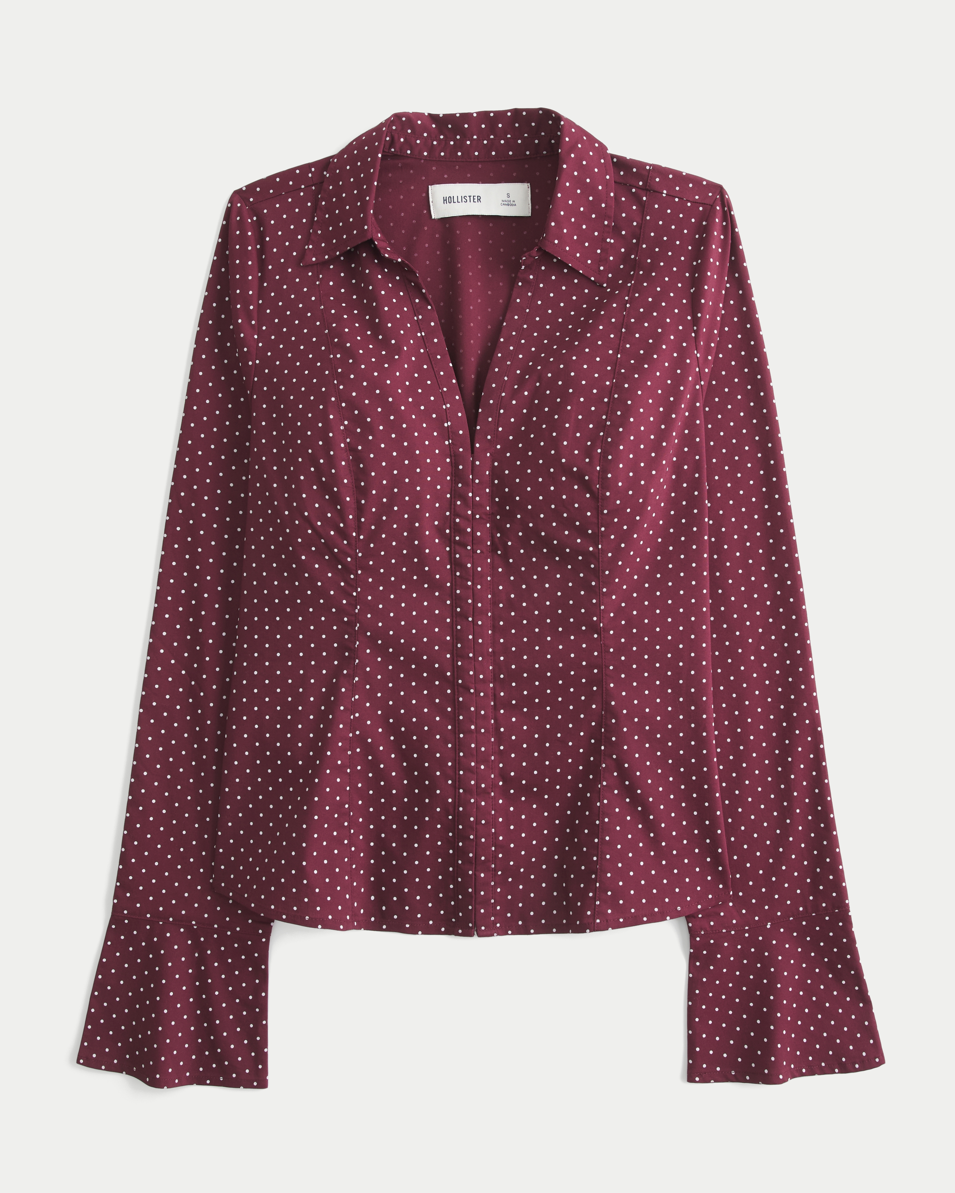 Hollister Ciara Bell Sleeve Shirt