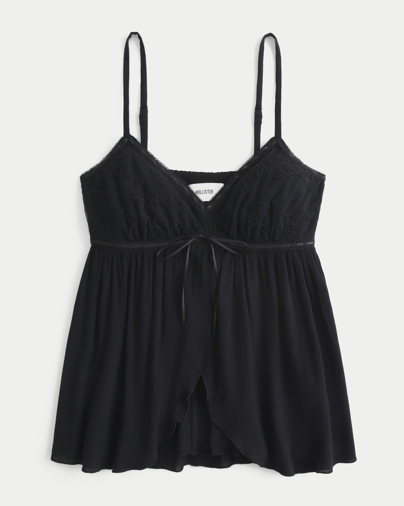 Women's Easy Flyaway Babydoll Tank | Women's Tops | HollisterCo.com