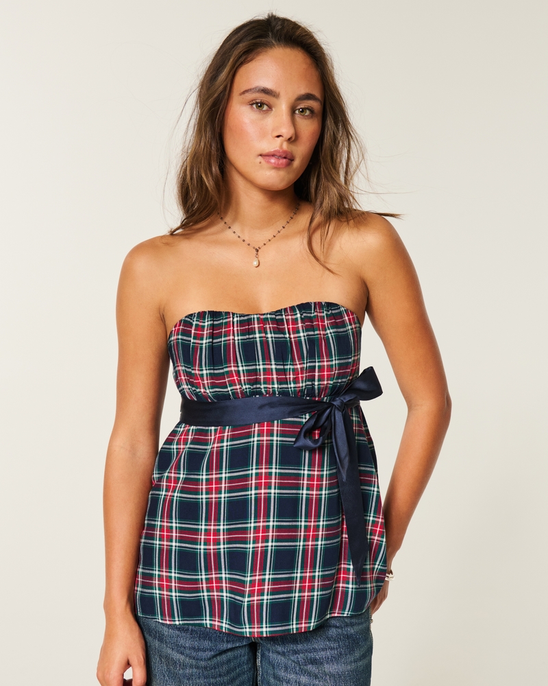 Easy Strapless Babydoll Top