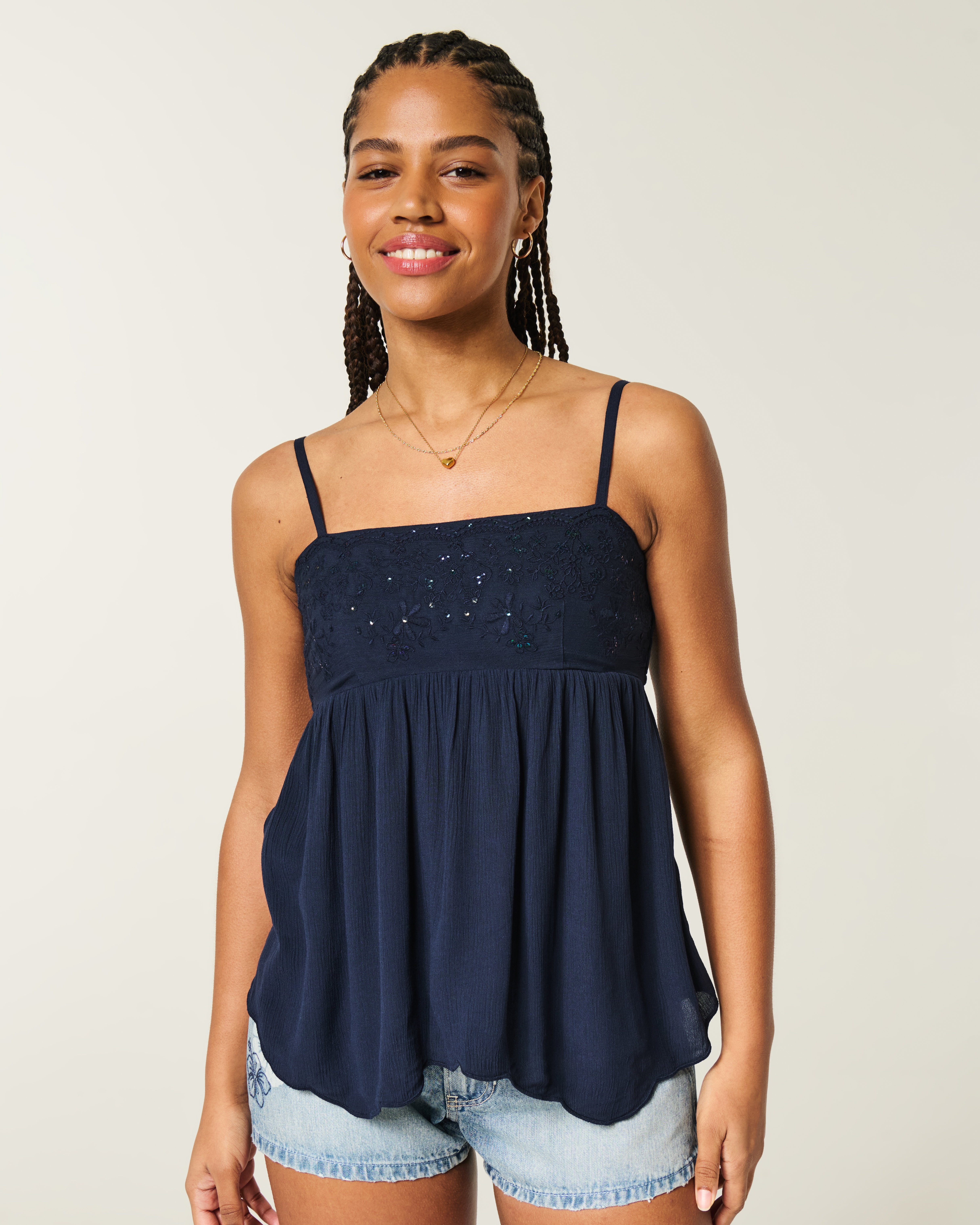 Shimmer Tunic Top