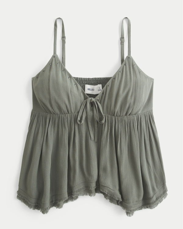 Women's Easy Shine Ruffle Babydoll Top | Women's Tops