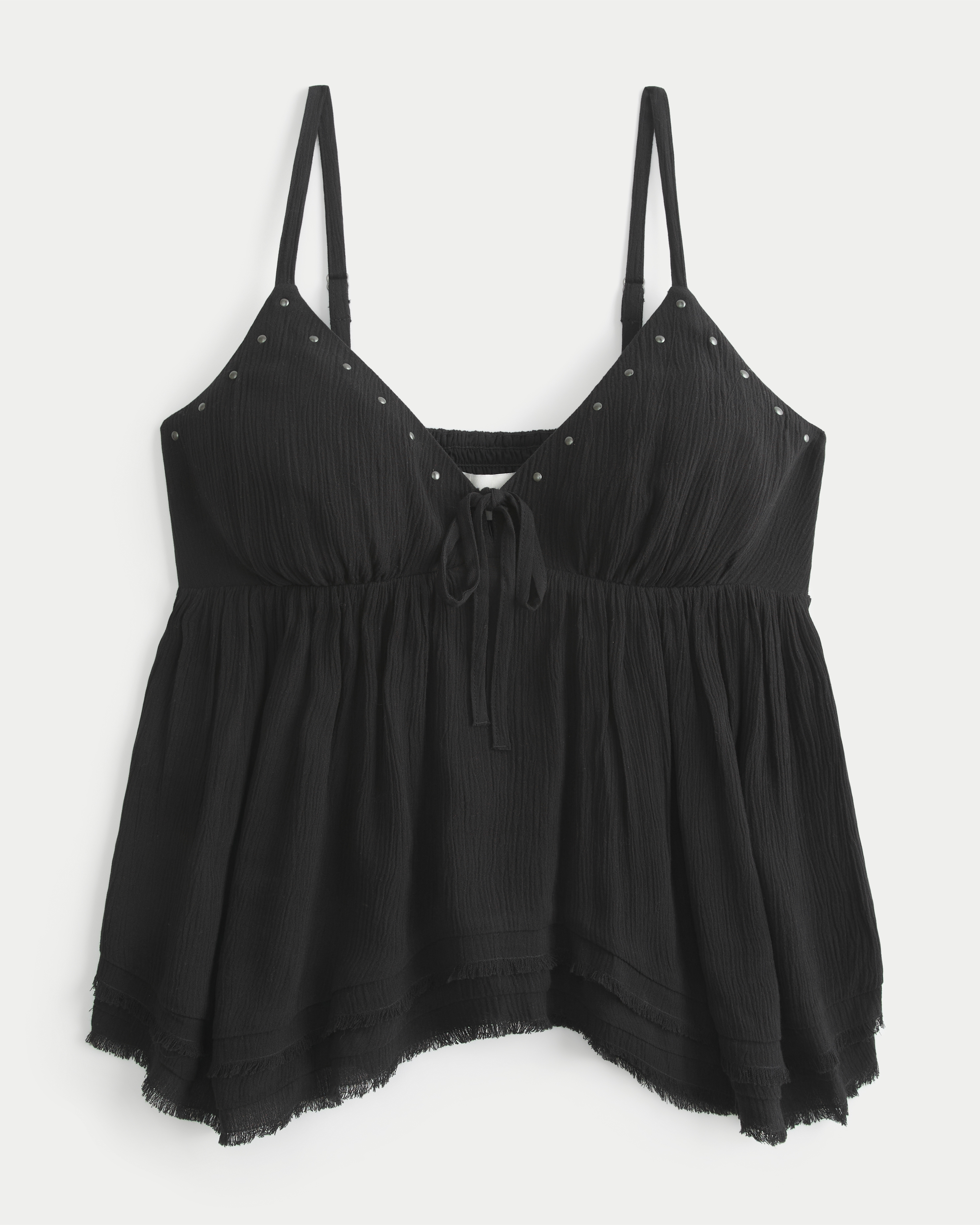 Easy Shine Ruffle Babydoll Top