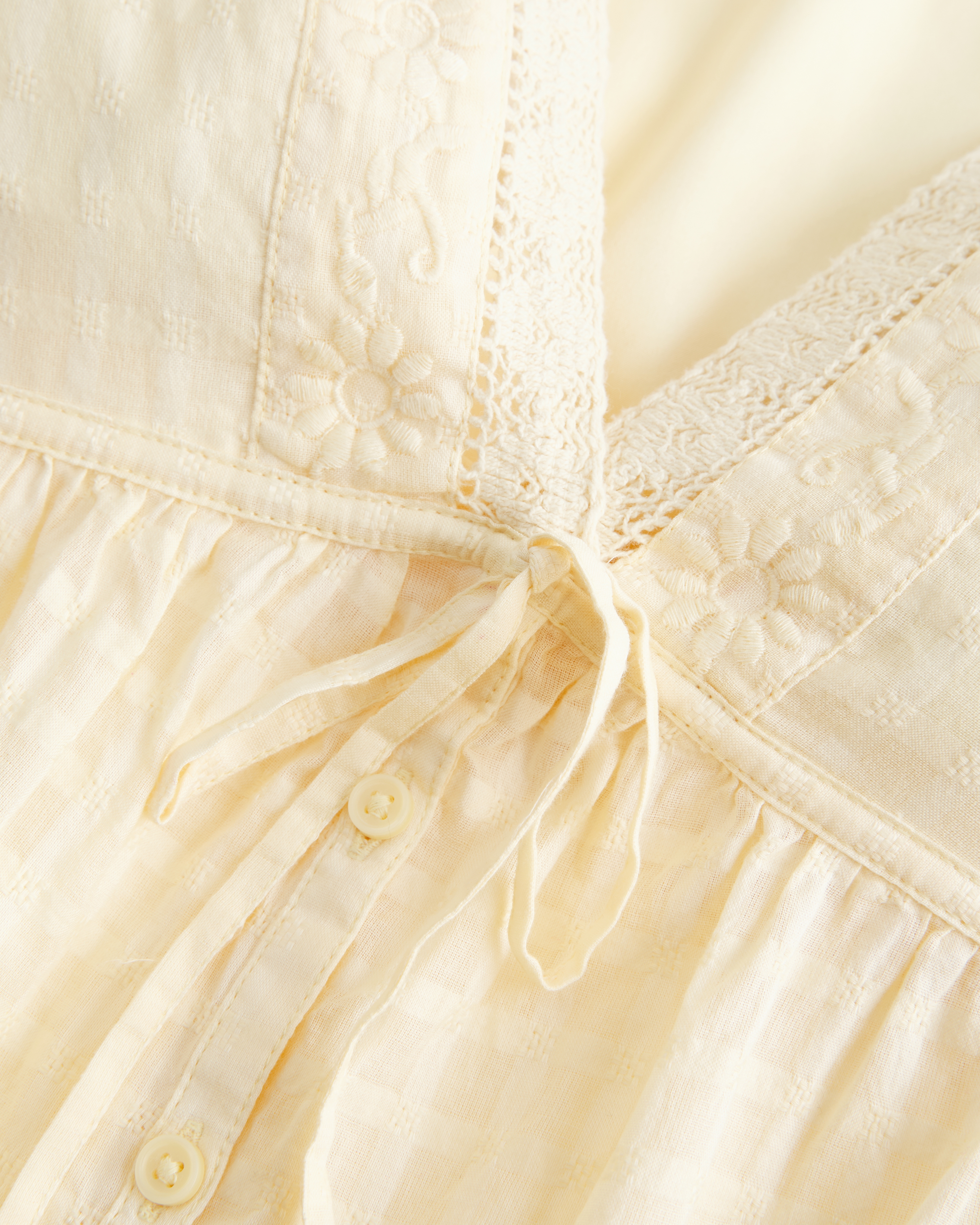 Short-Sleeve Flyaway Babydoll Top