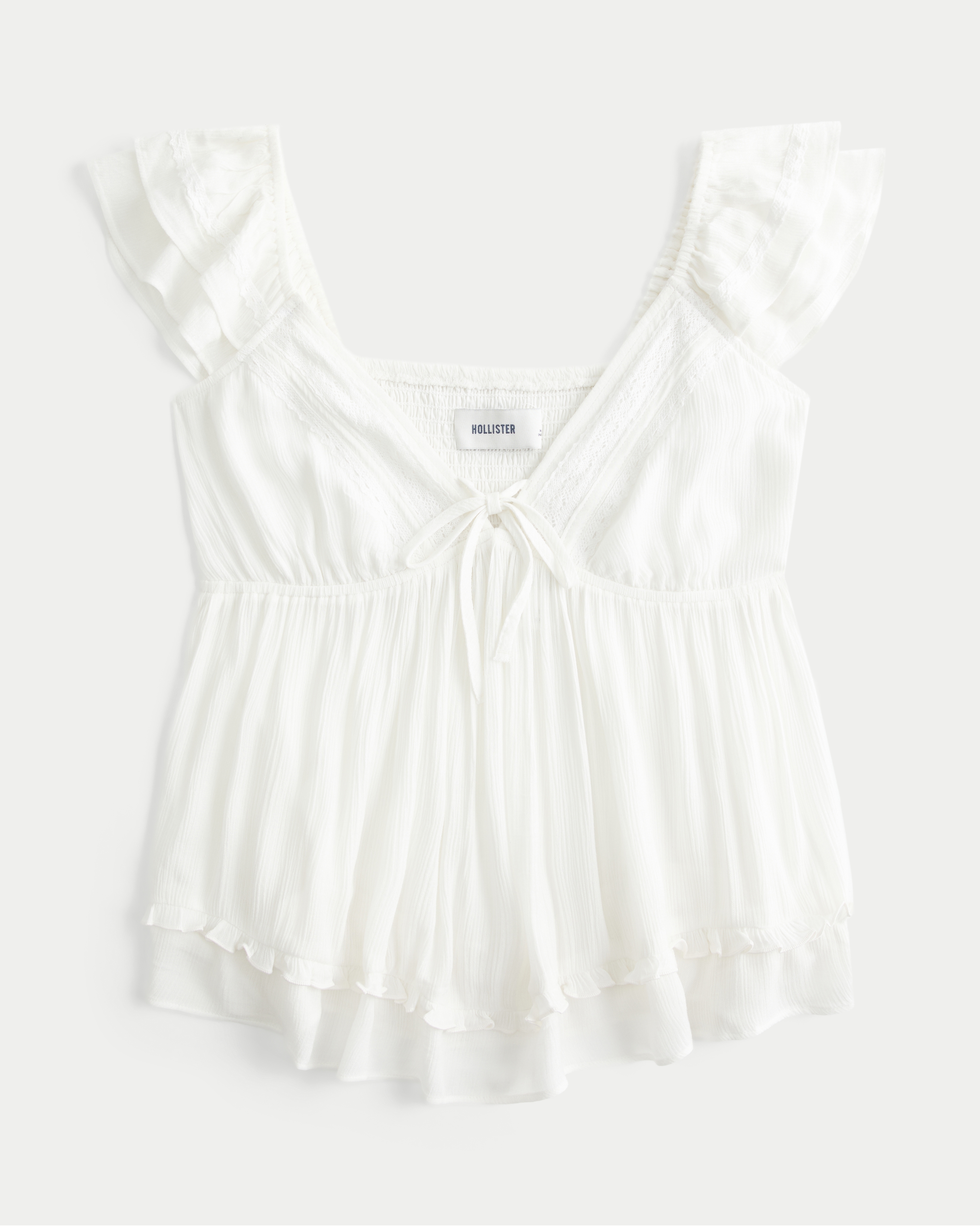 Easy Handkerchief Hem Babydoll Top