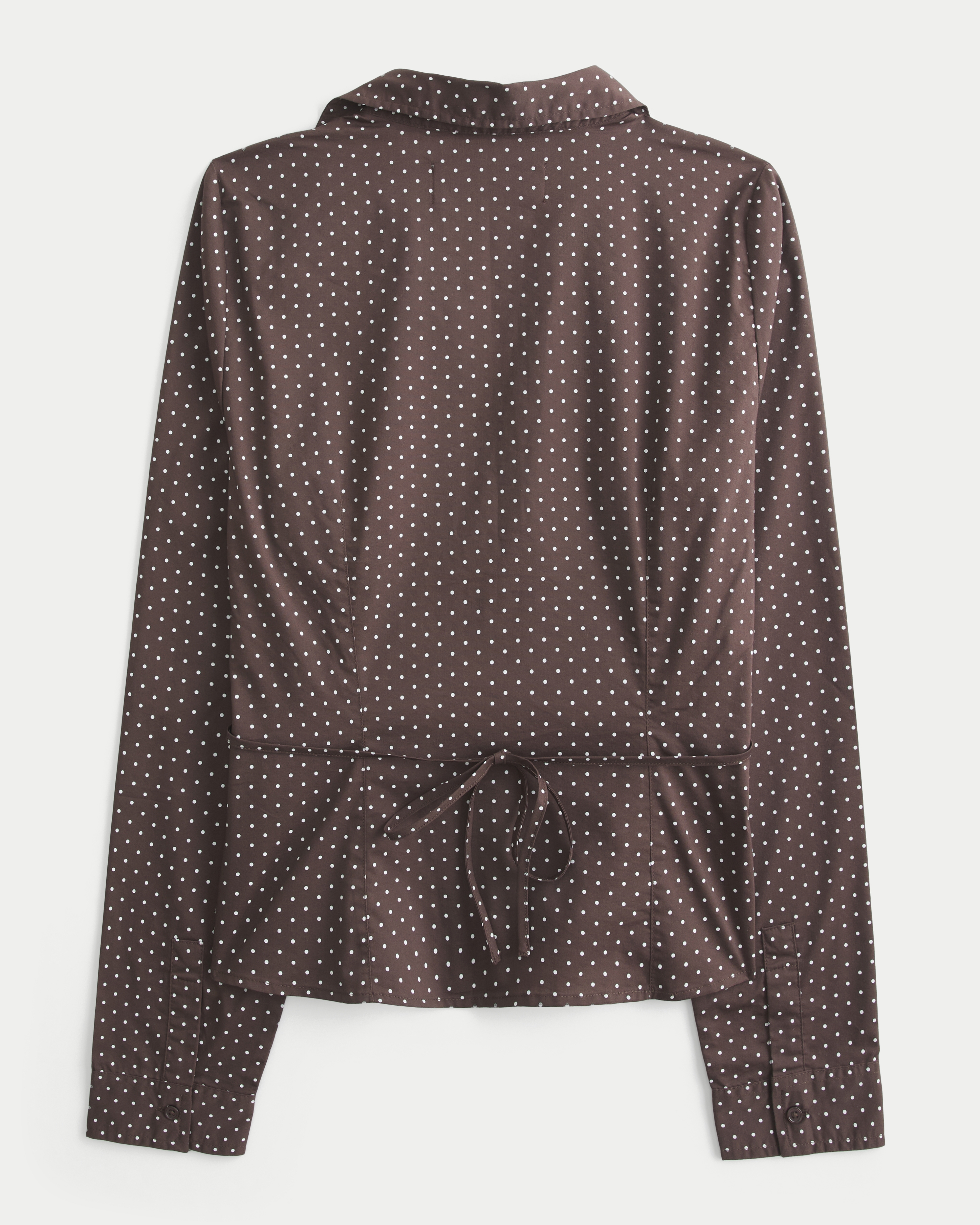 Long-Sleeve Button Front Shirt