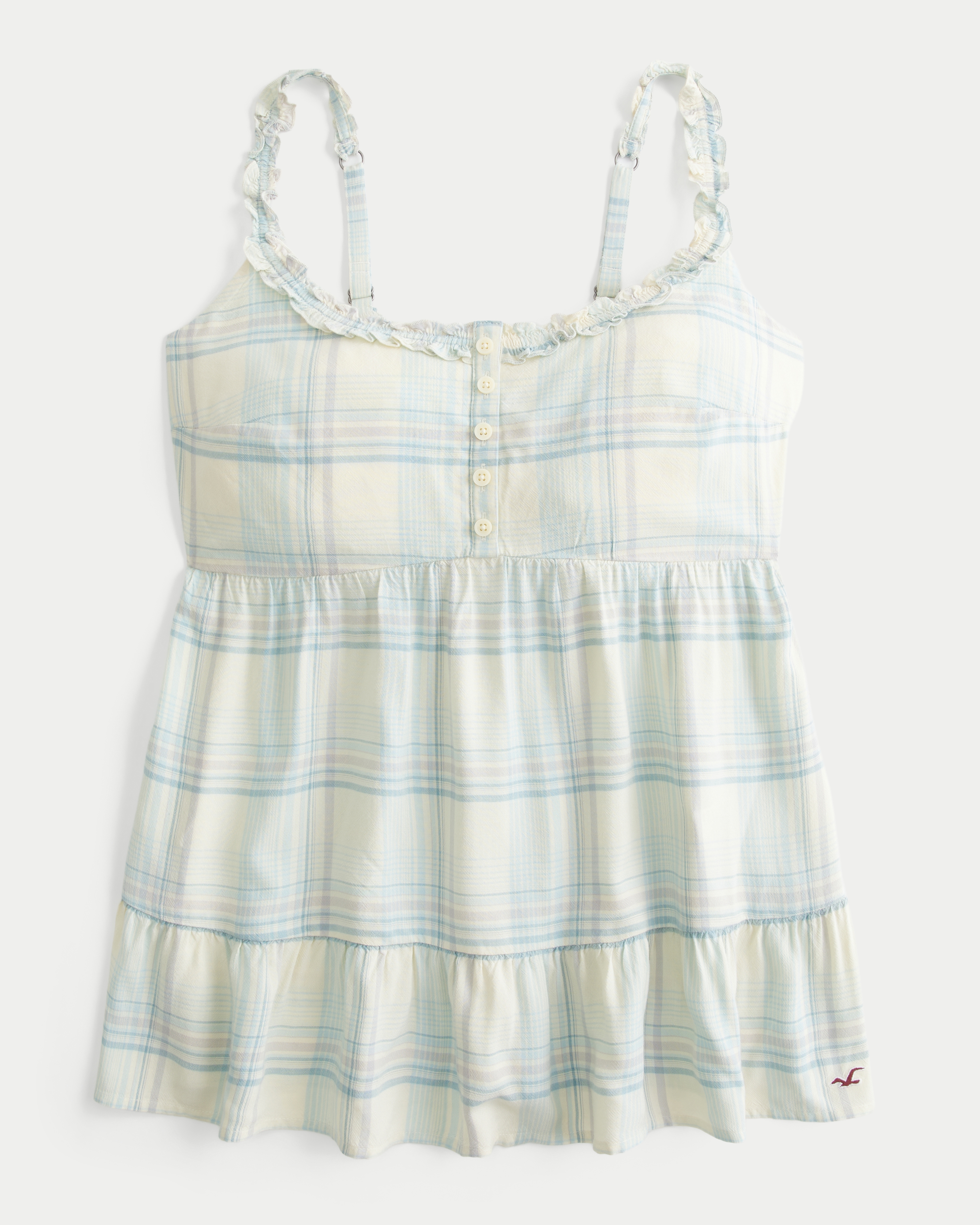 Curvy Ruffle Trim Tunic Top