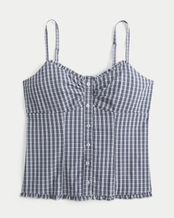Women's Button Front Tank | Women's | HollisterCo.com