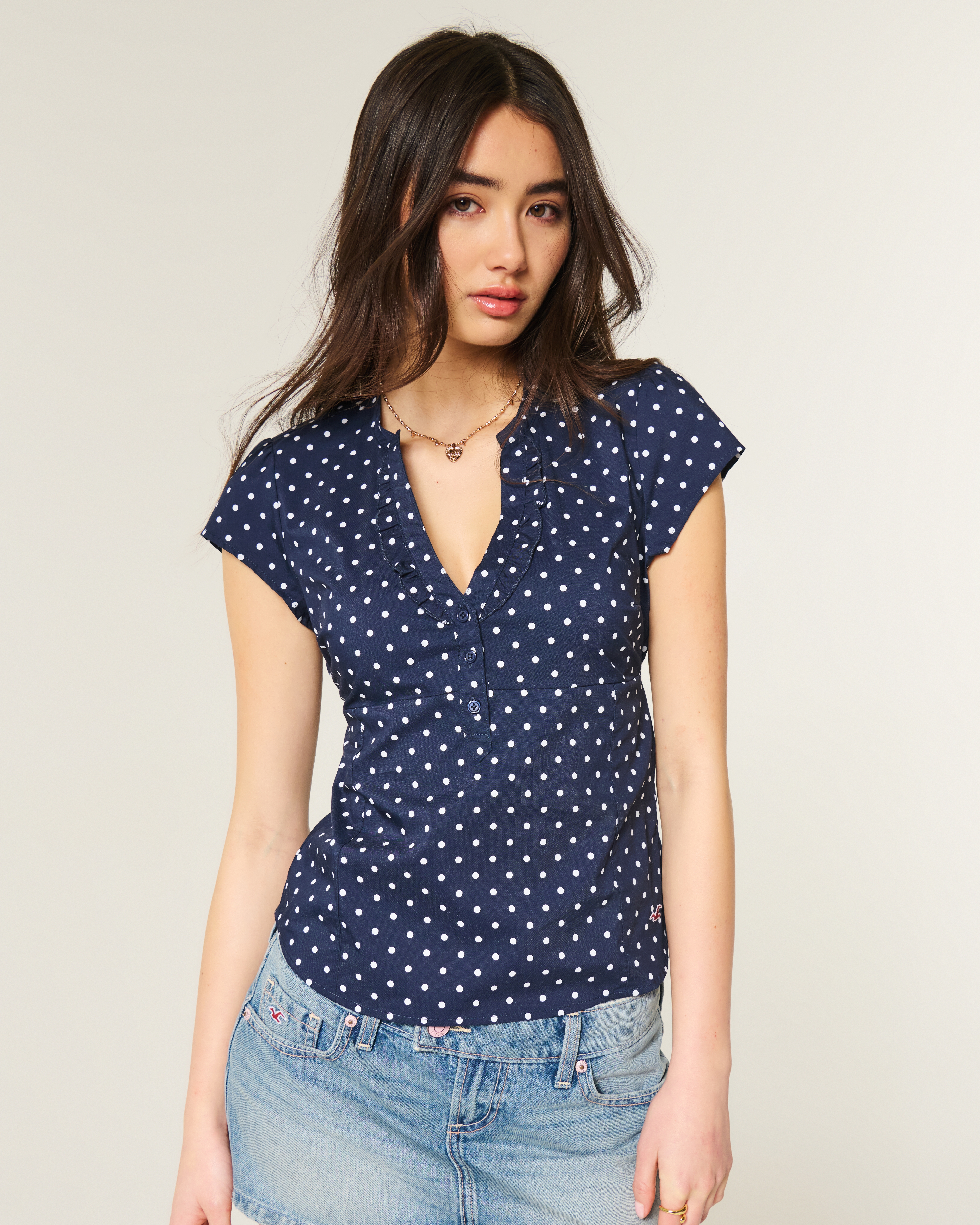 Short-Sleeve Icon Henley Shirt