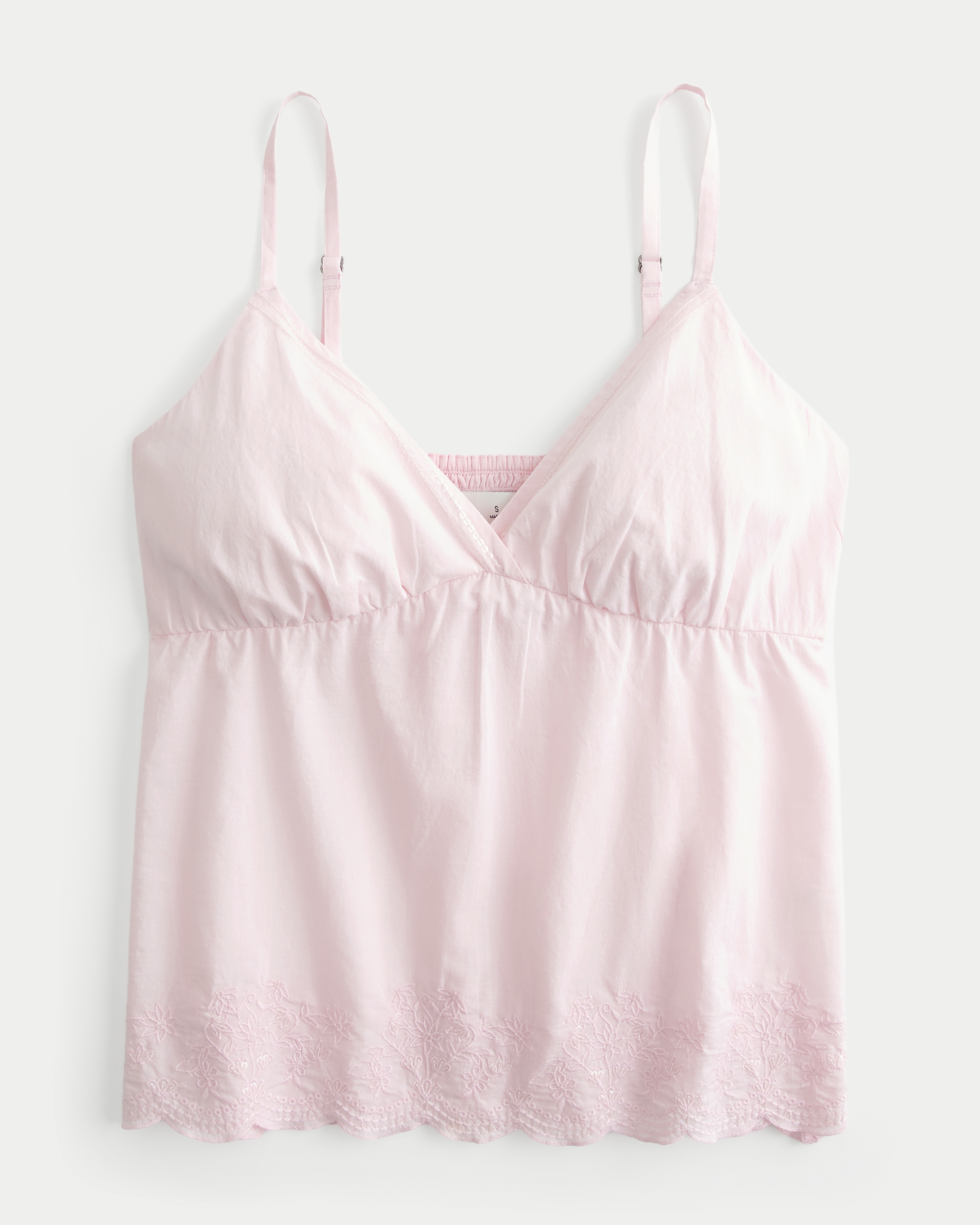 Embroidered Sequin Tank