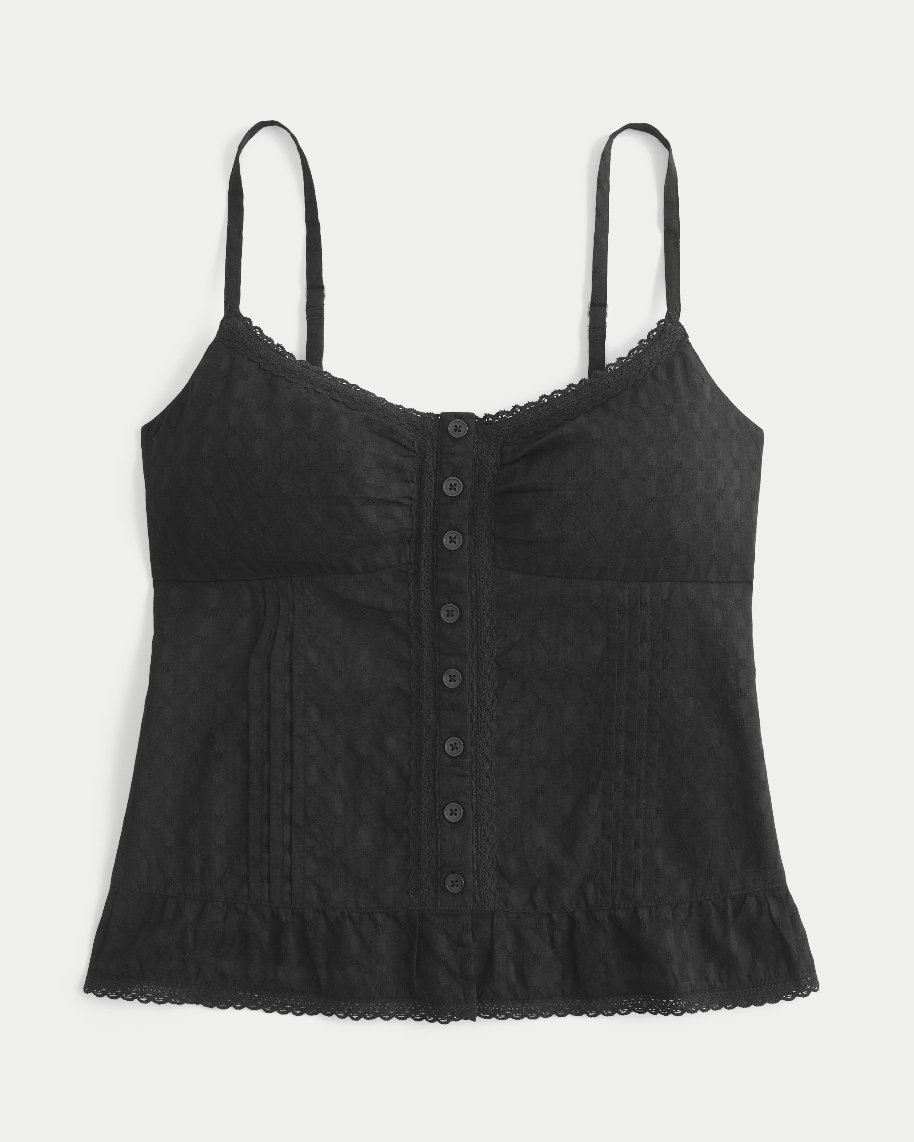 Peplum Button Front Top