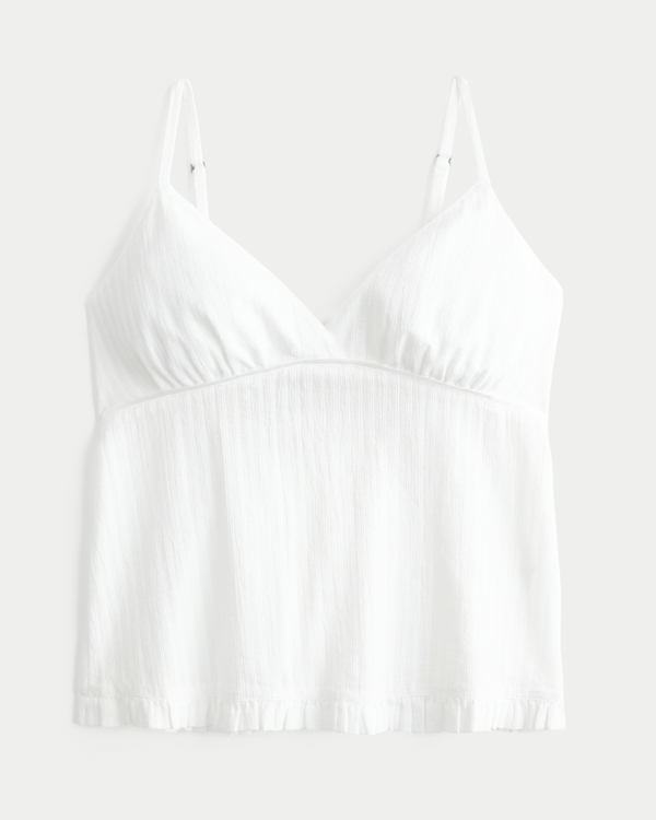 Women's Satin Tie Cami | Women's Tops | HollisterCo.com