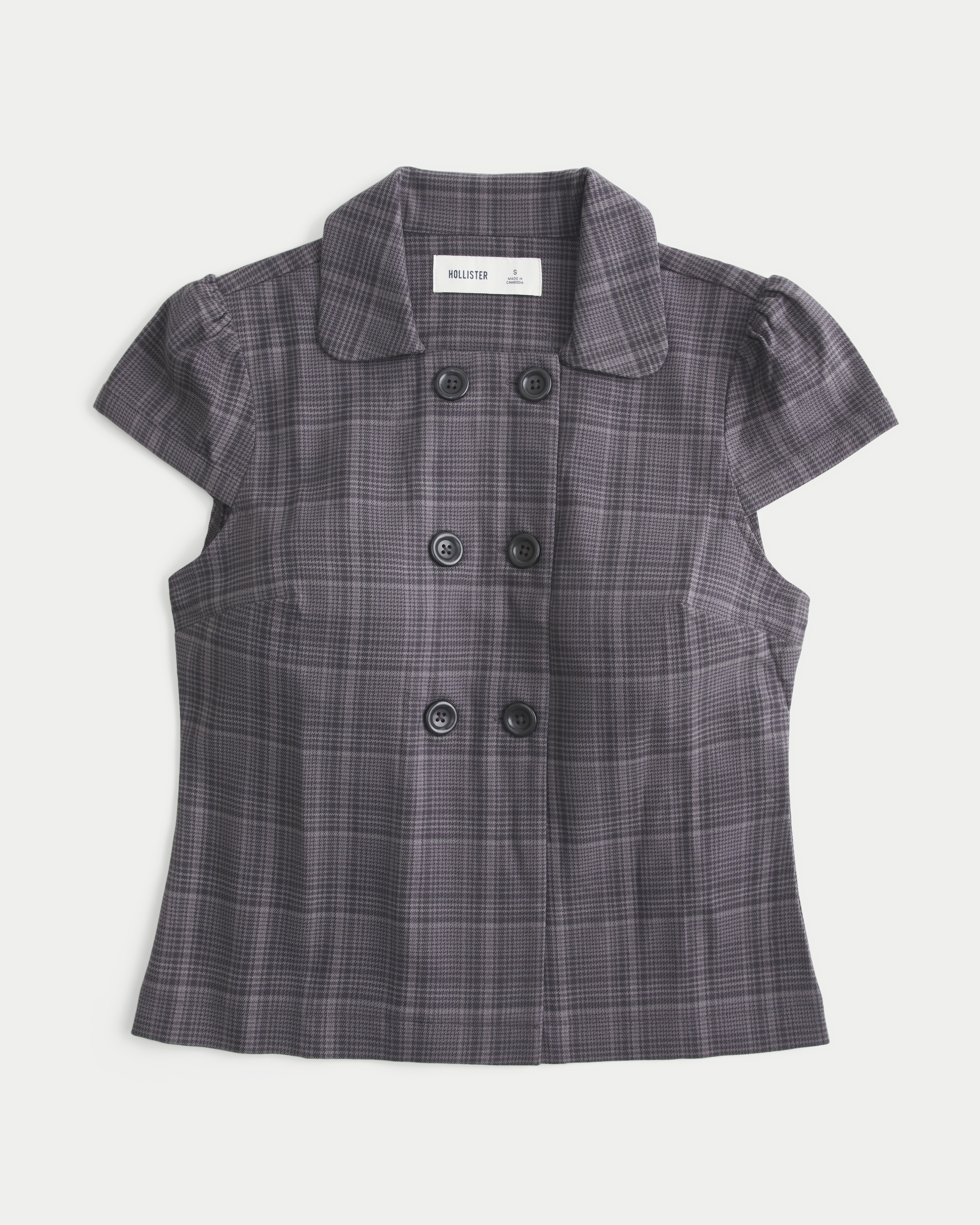 Short-Sleeve Peacoat Shirt