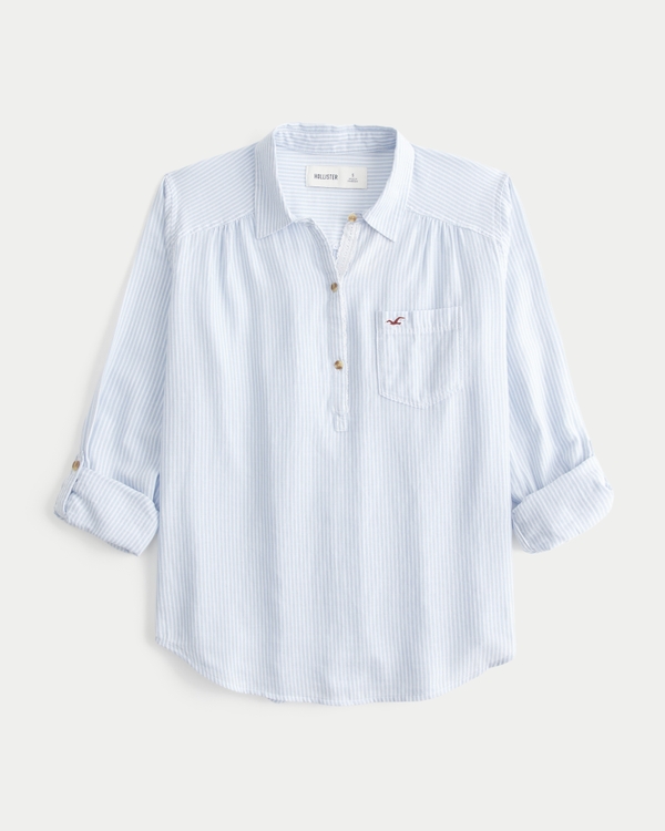 Hollister Pearl Popover Shirt