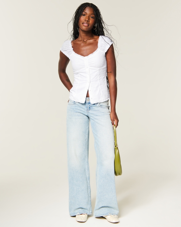 Hollister Talia Top, White view 2
