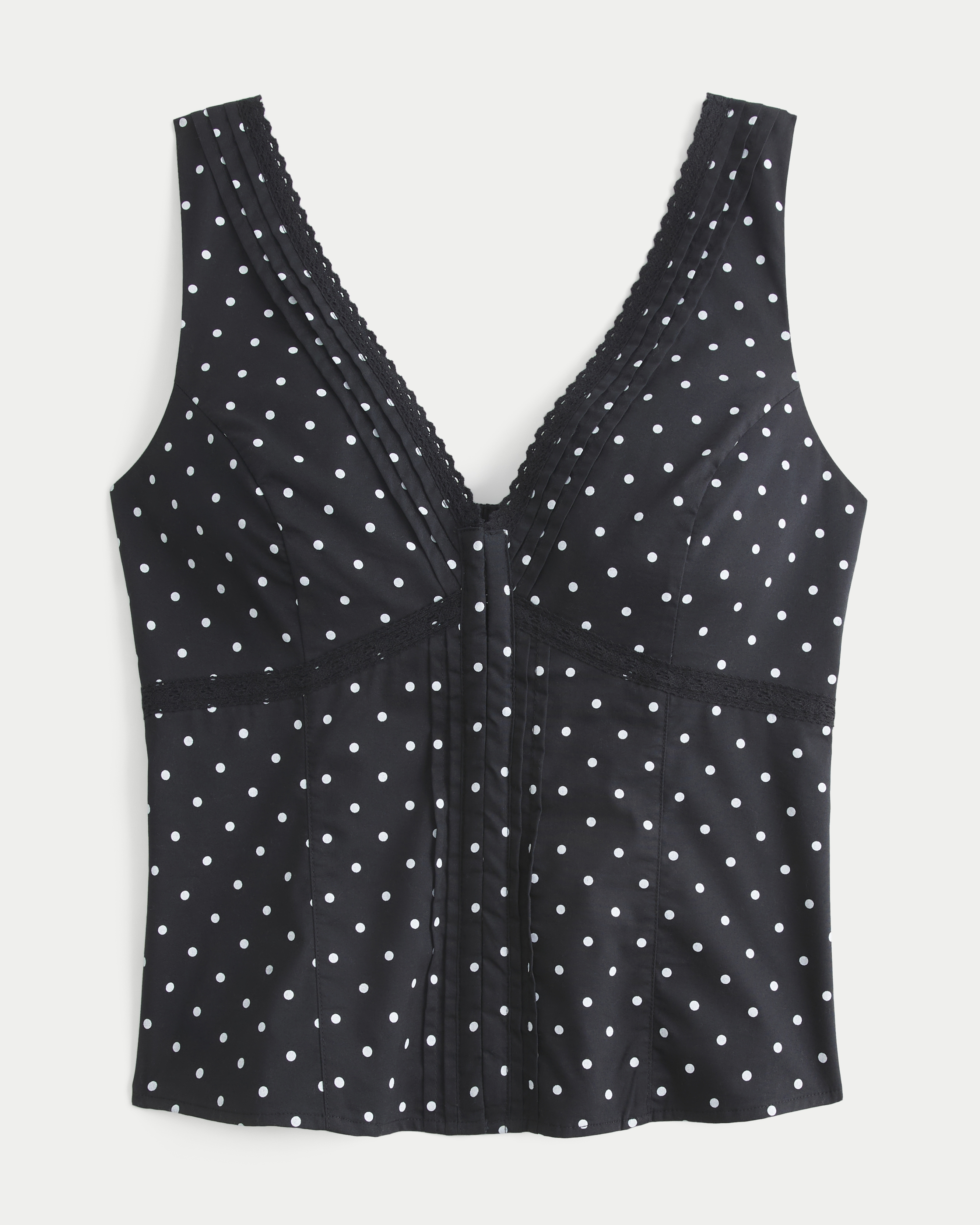 Hook & Eye Lace Trim Tank