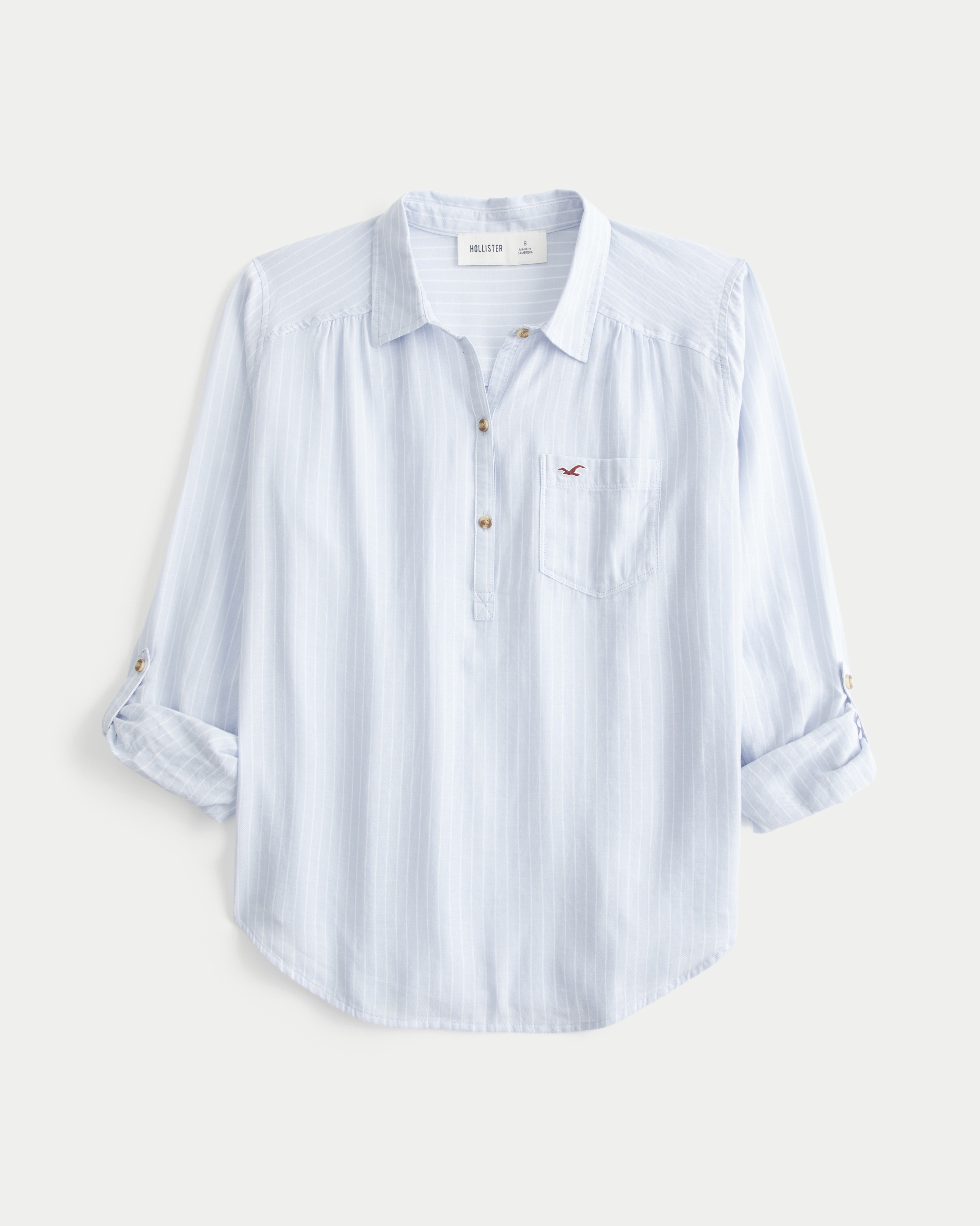 Hollister Pearl Popover Shirt
