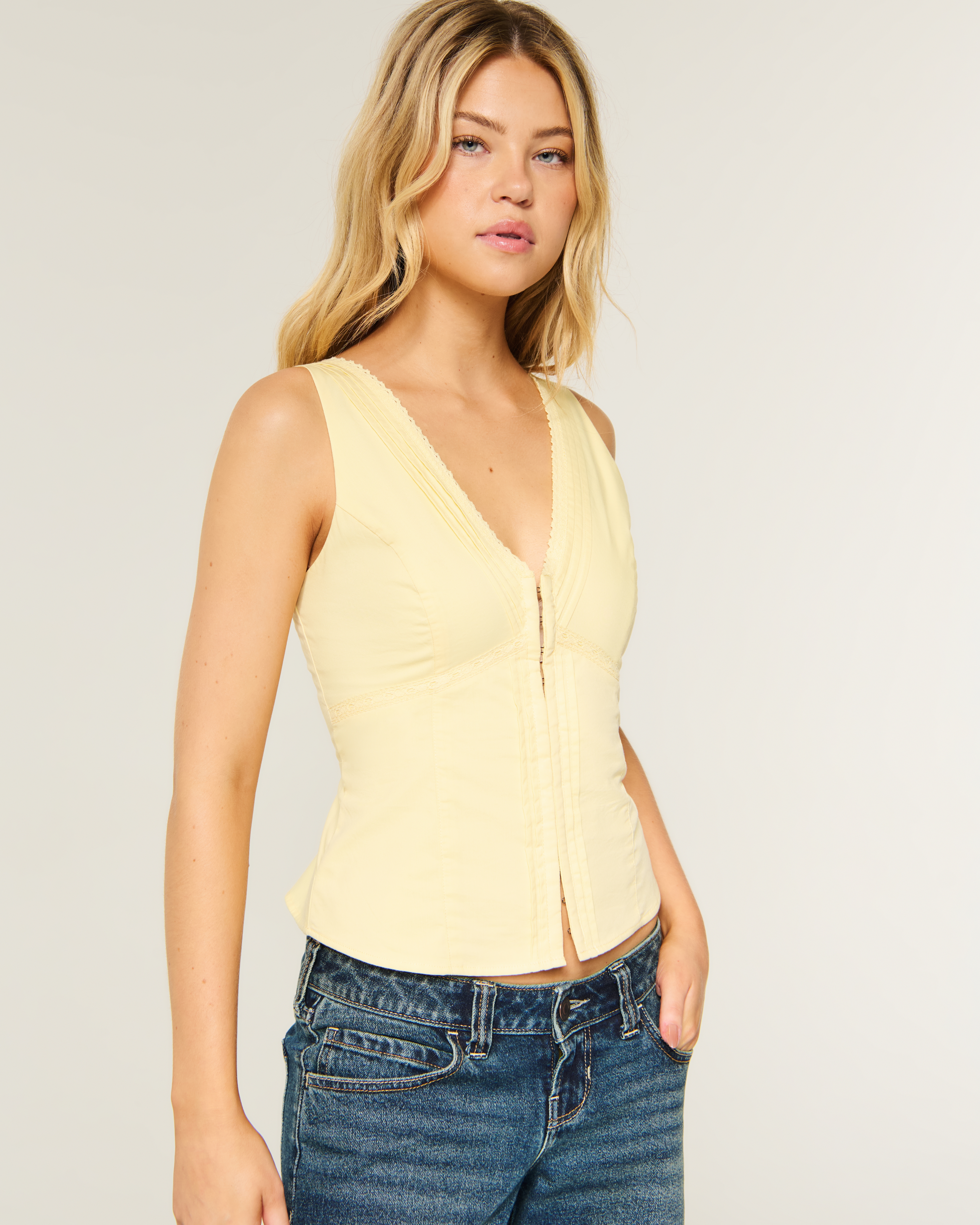Lace Trim Tank