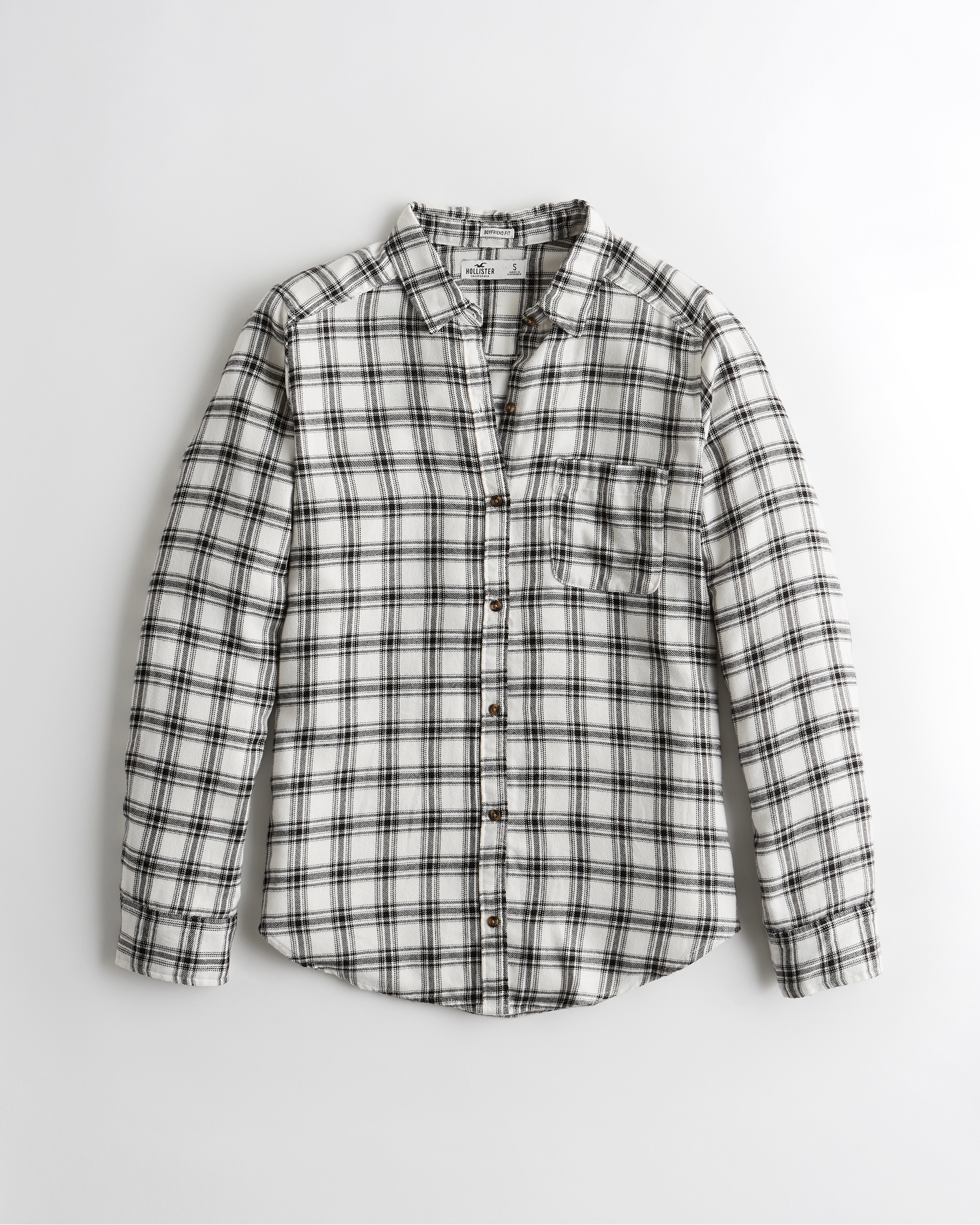 hollister checked shirt ladies