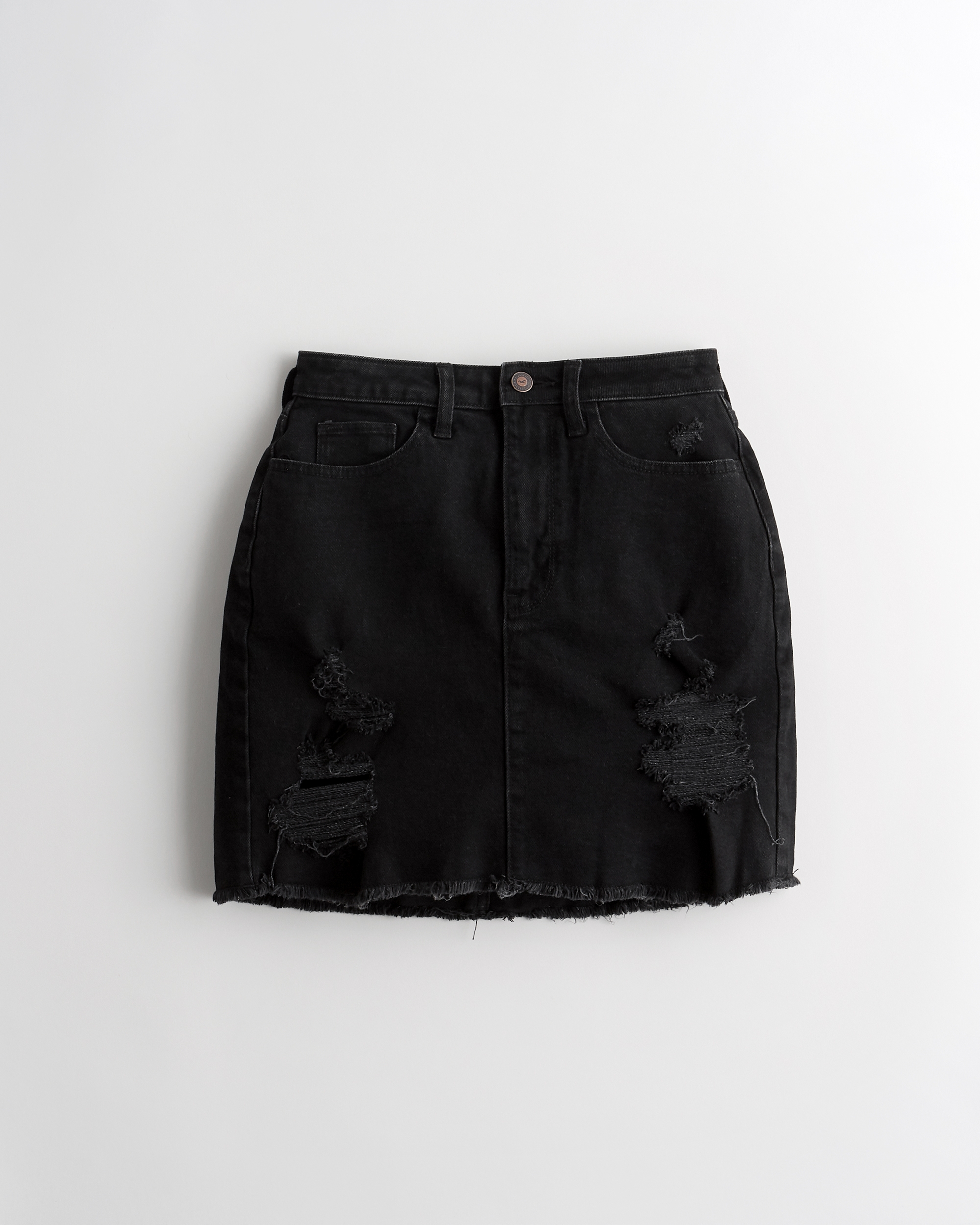black denim skirt hollister