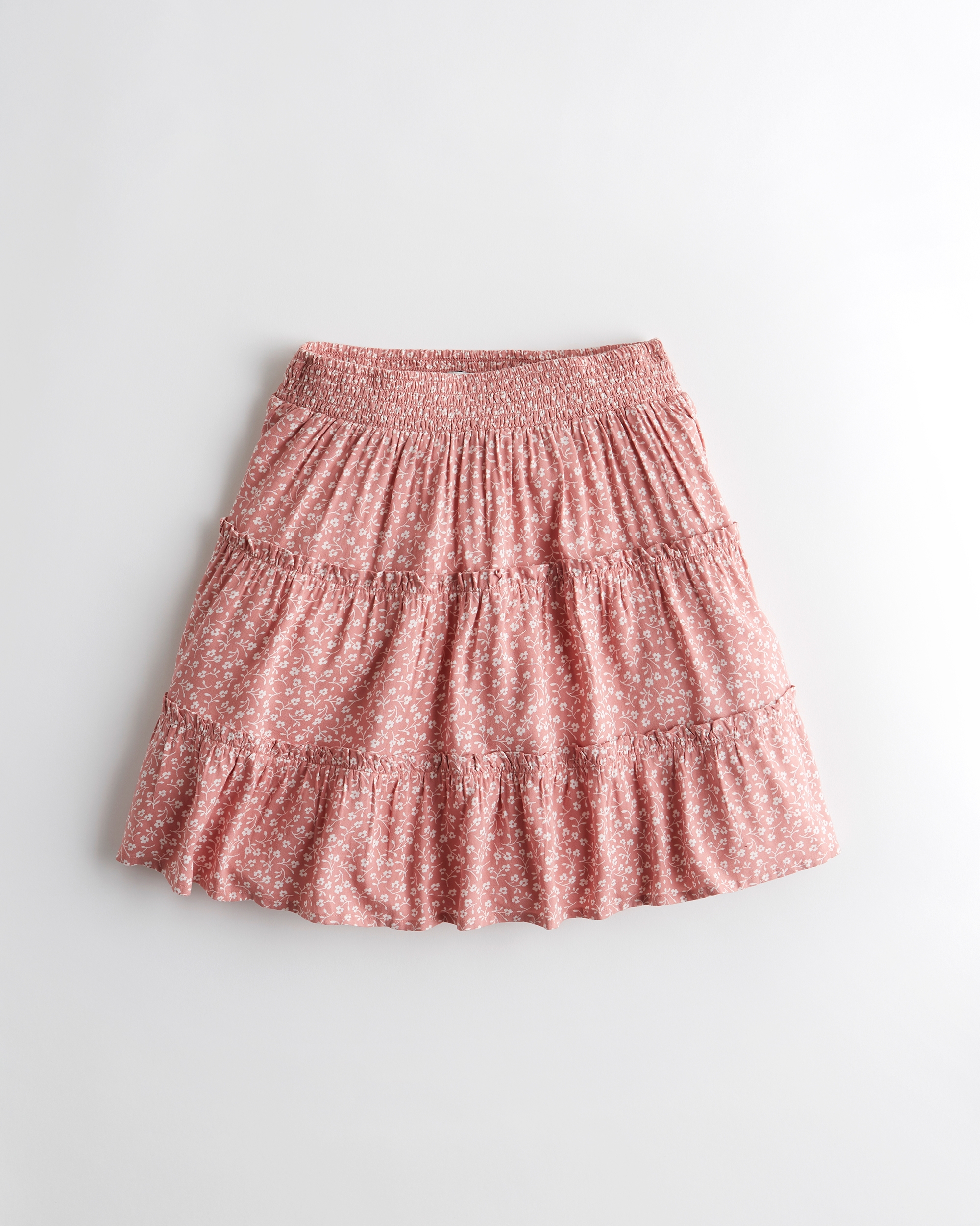Girls Ultra High-Rise Tiered Mini Skirt 