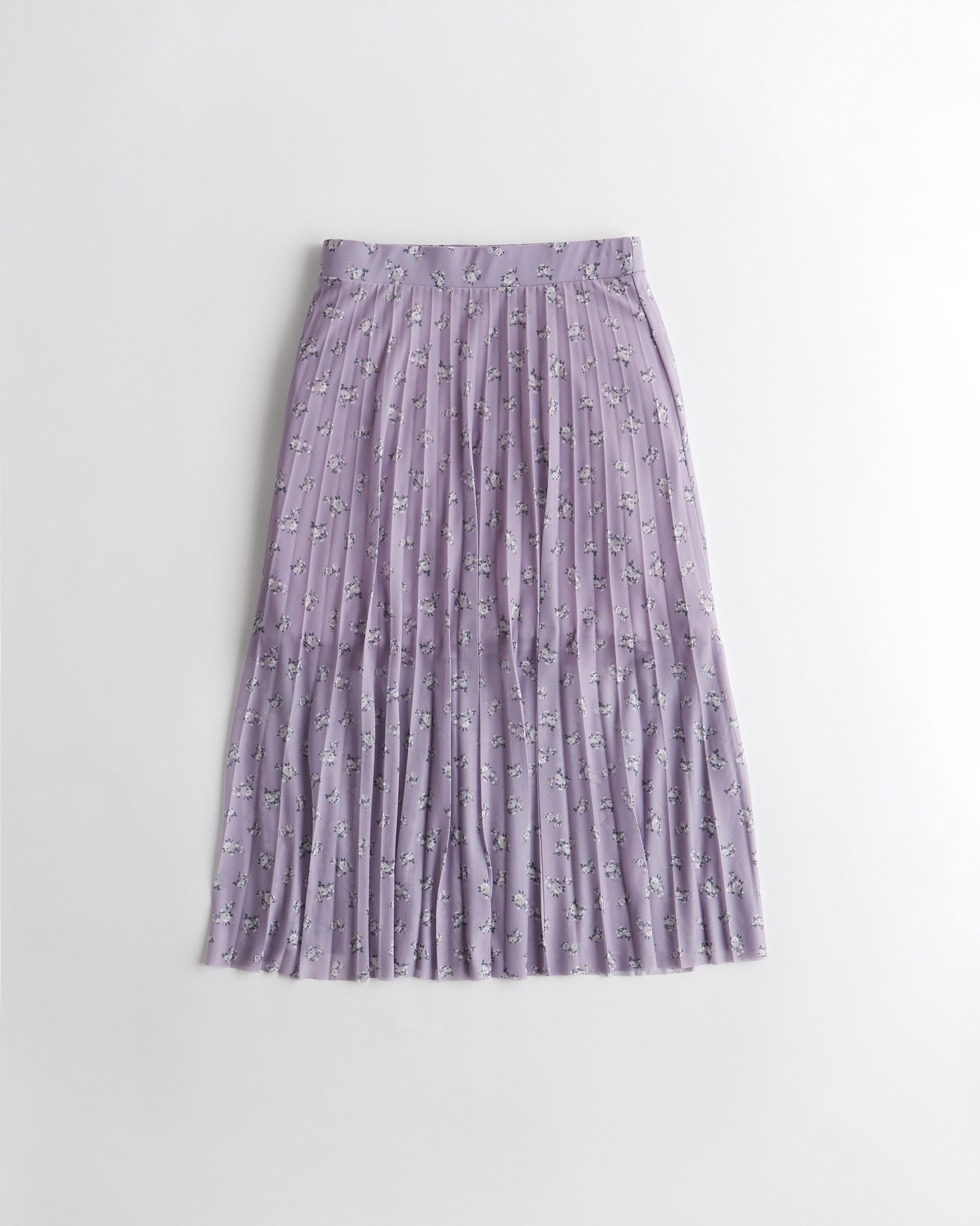 Ultra High-Rise Pleated Midi Skirt 