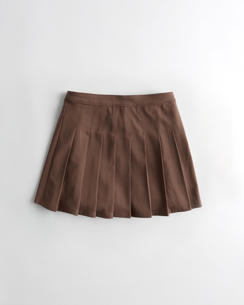 Ultra High-Rise Pleated Mini Skirt