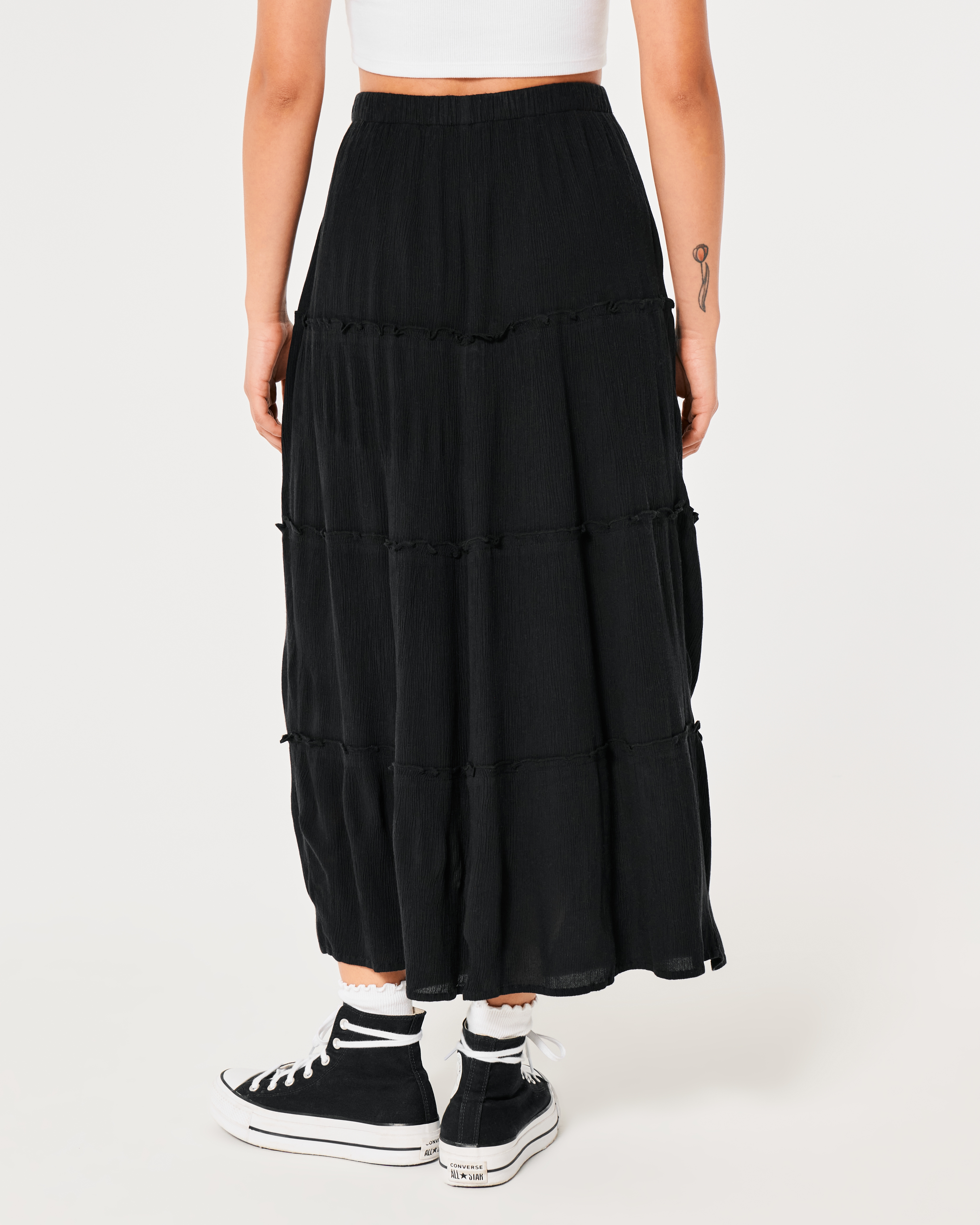 Tiered Maxi Skirt
