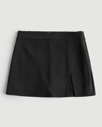Women Stylish Mini Skirt Black