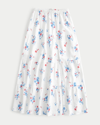 Maxi denim deals skirts hollister