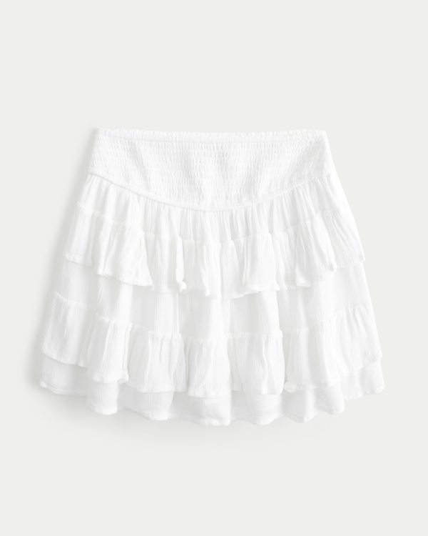 Femmes Mini jupe-culotte à effet froissé, taille ultra-haute | Femmes Bas | HollisterCo.com