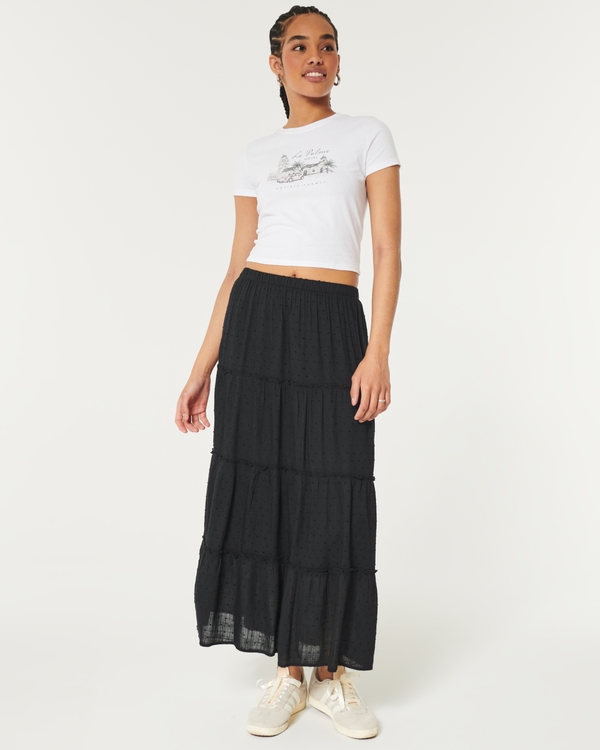 Tiered Maxi Skirt