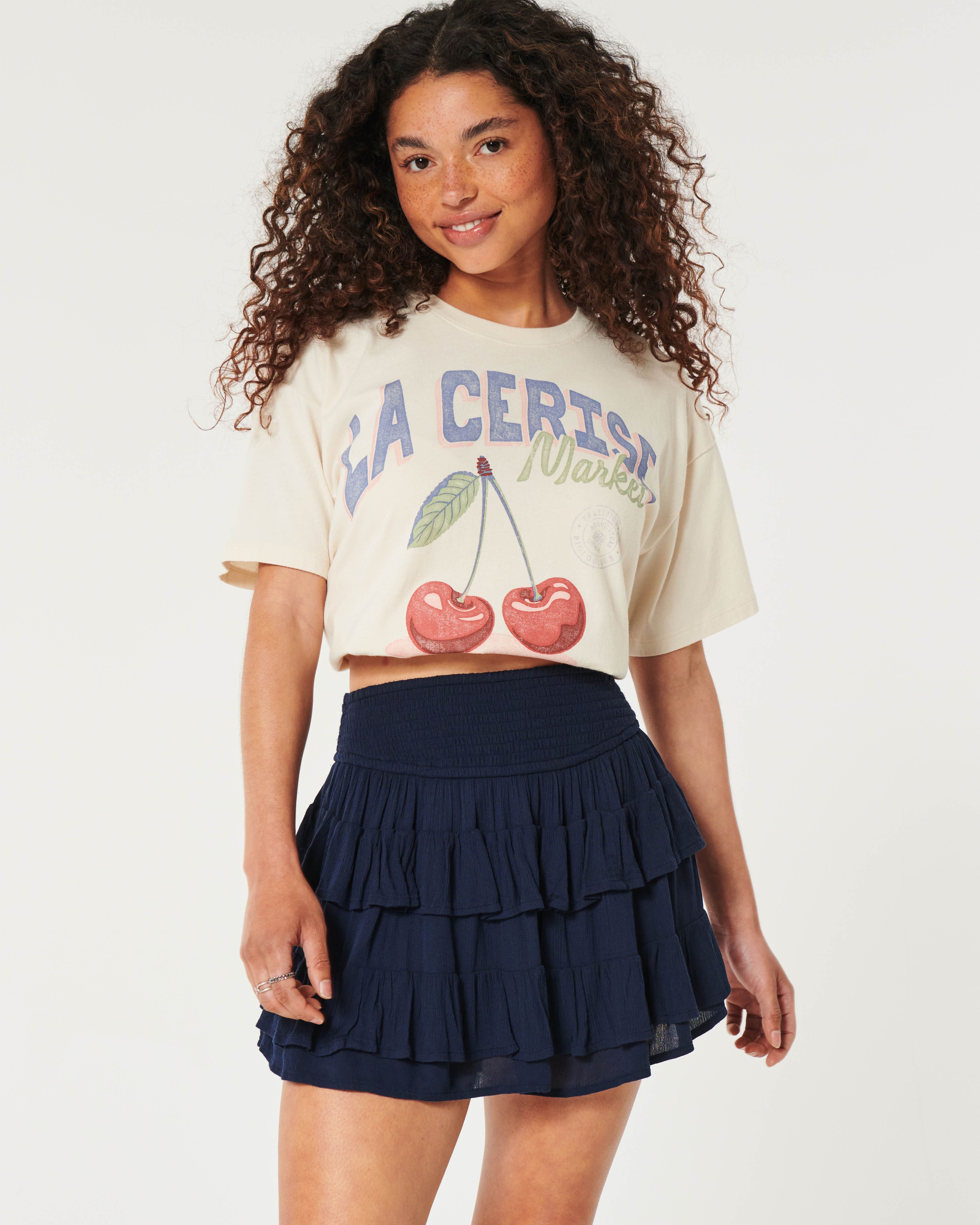 Tiered Mini Skort