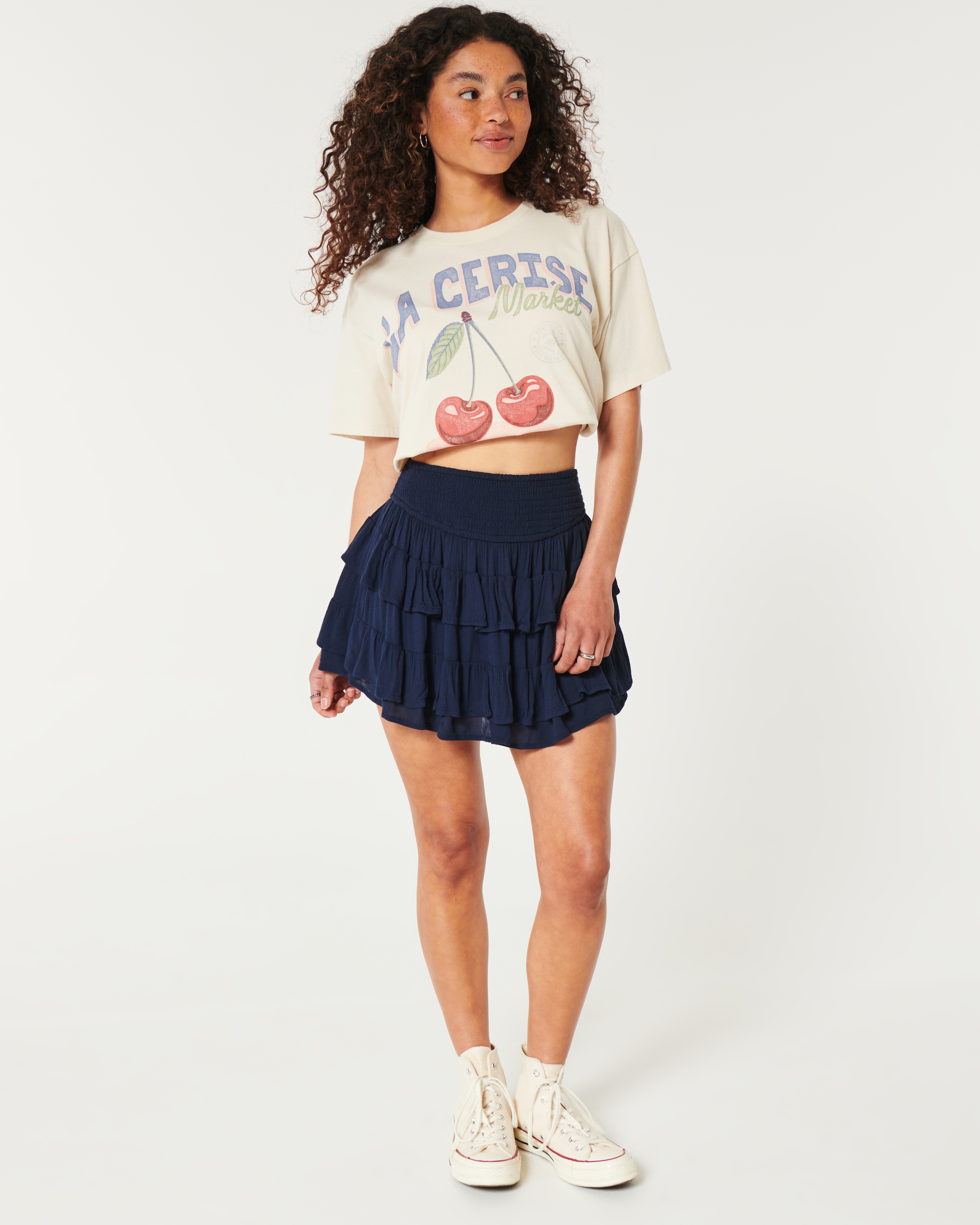 Tiered Mini Skort