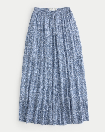 Gingham skirt hollister store