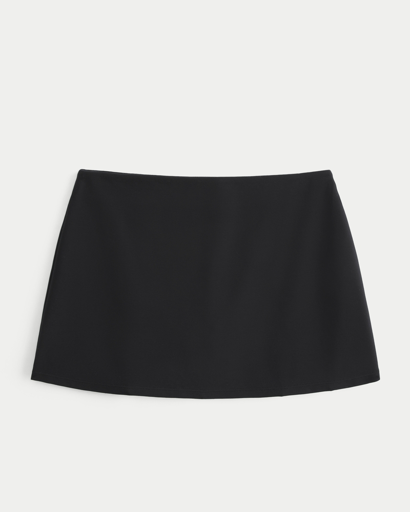 Mid-Rise Ponte Mini Skort