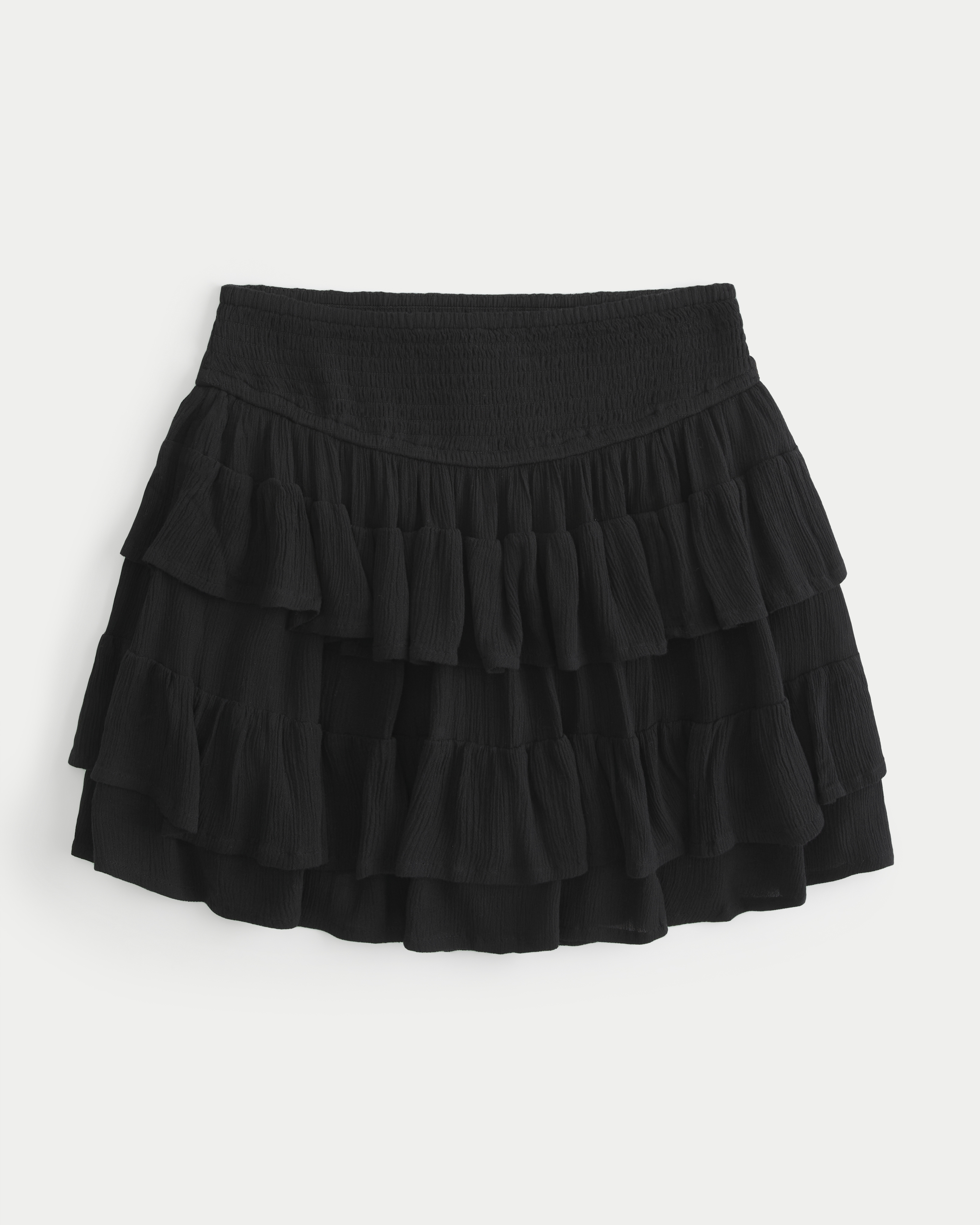 Women s Tiered Mini Skort in Black Size XS from Hollister