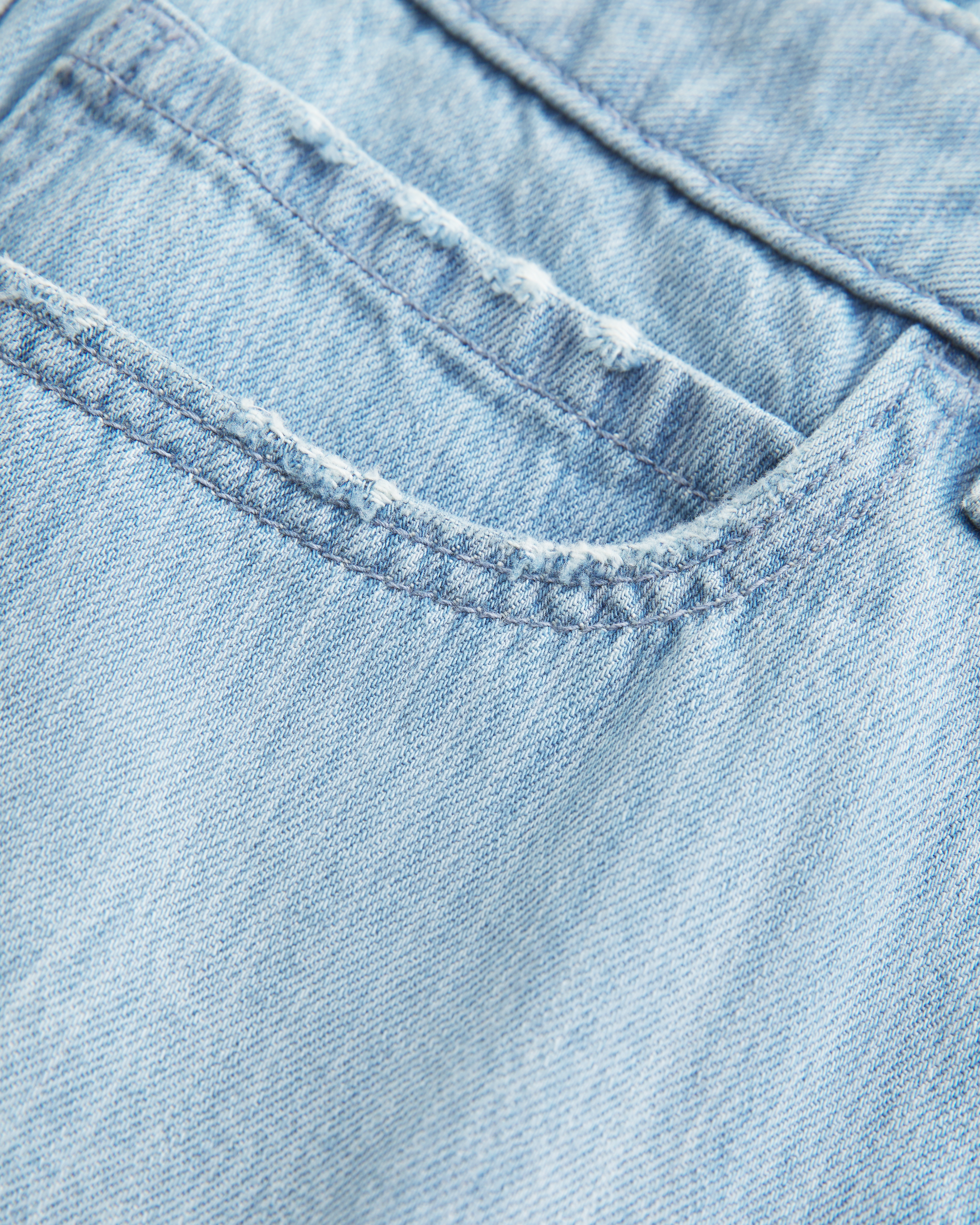 Hollister Low-rise Railroad Stripe Denim Mini Skort