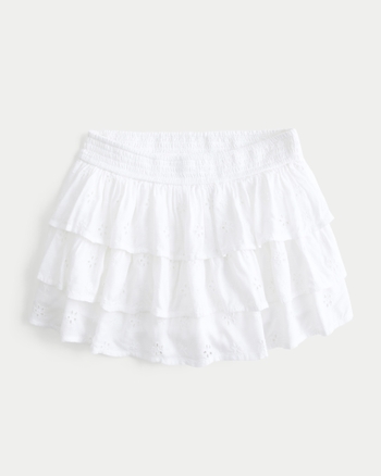 Femmes Minijupe-short à volants | Femmes Bas | HollisterCo.com